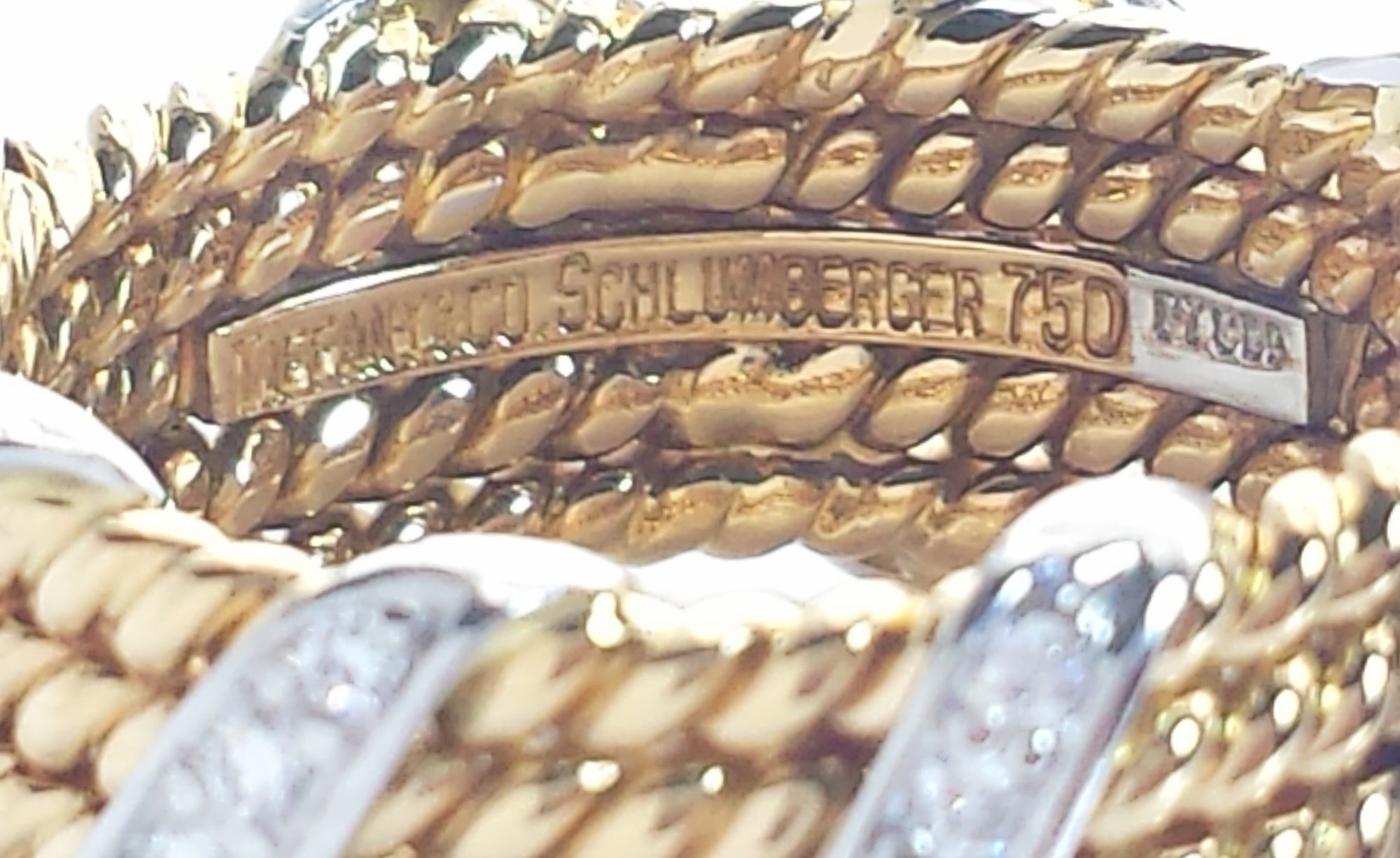 Tiffany & Co. Five Row Jean Schlumberger Diamond Rope Ring