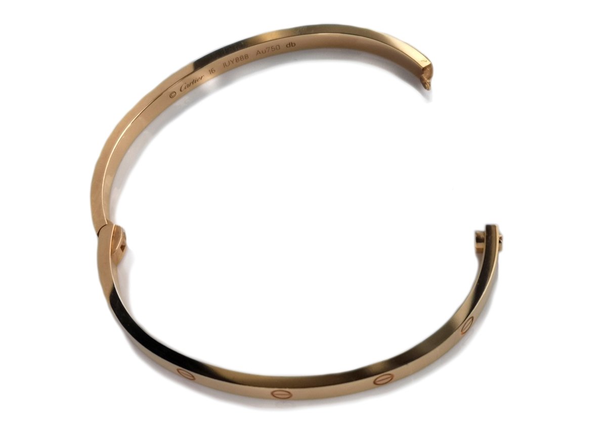 Cartier Rose Gold Love Bracelet, Small Model - Bloomsbury Manor Ltd