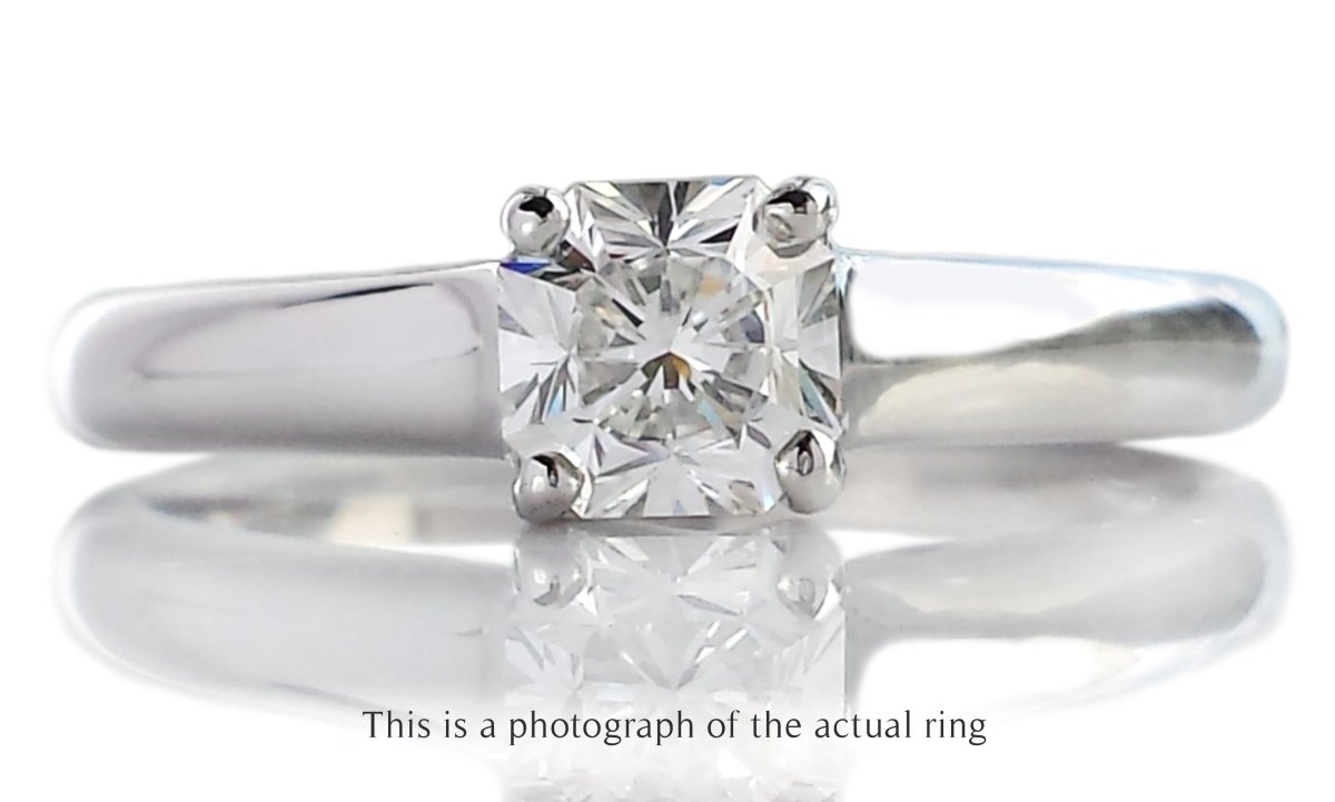 Tiffany & Co 0.52ct E/VVS2 Lucida Diamond Engagement Ring - Bloomsbury Manor Ltd