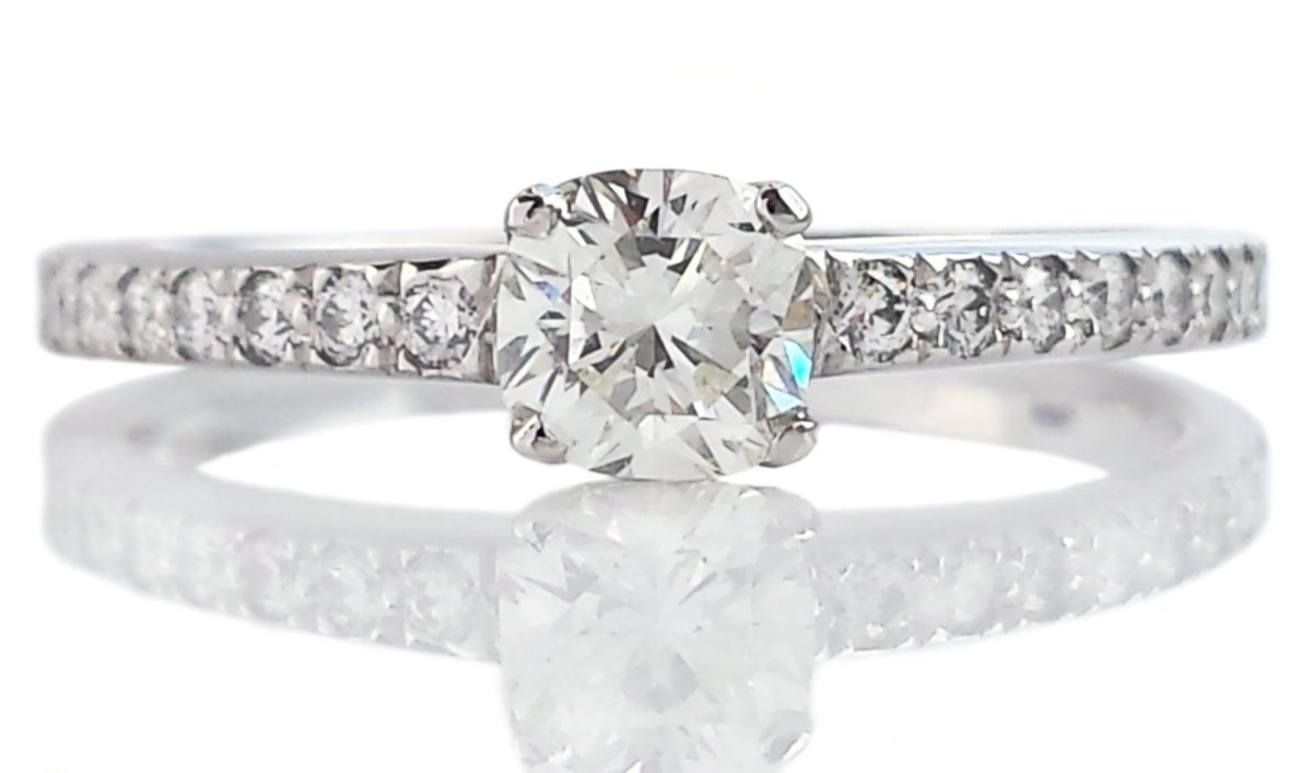 Tiffany & Co. 0.56tcw I/VVS2 Novo Diamond Engagement Ring - Bloomsbury Manor Ltd