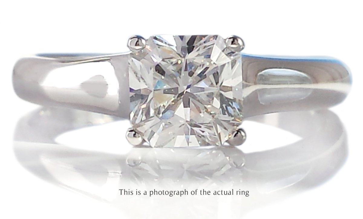Tiffany & Co 0.87ct F/VS2 Lucida Diamond Engagement Ring - Bloomsbury Manor Ltd