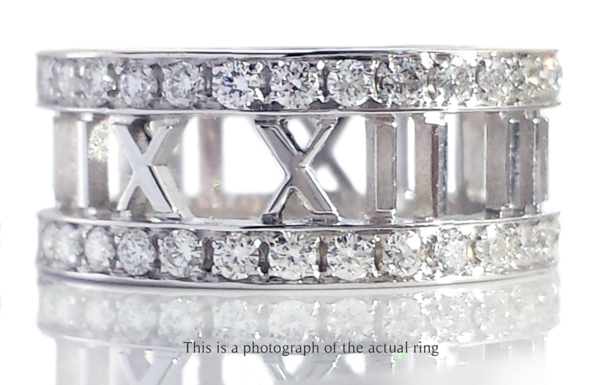 Tiffany & Co. 0.90tcw Wide Atlas® Collection Diamond Ring - Bloomsbury Manor Ltd