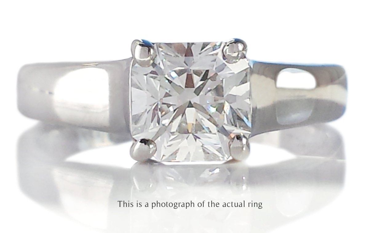 Tiffany & Co 1.14ct E/VS1 Lucida Diamond Engagement Ring - Bloomsbury Manor Ltd