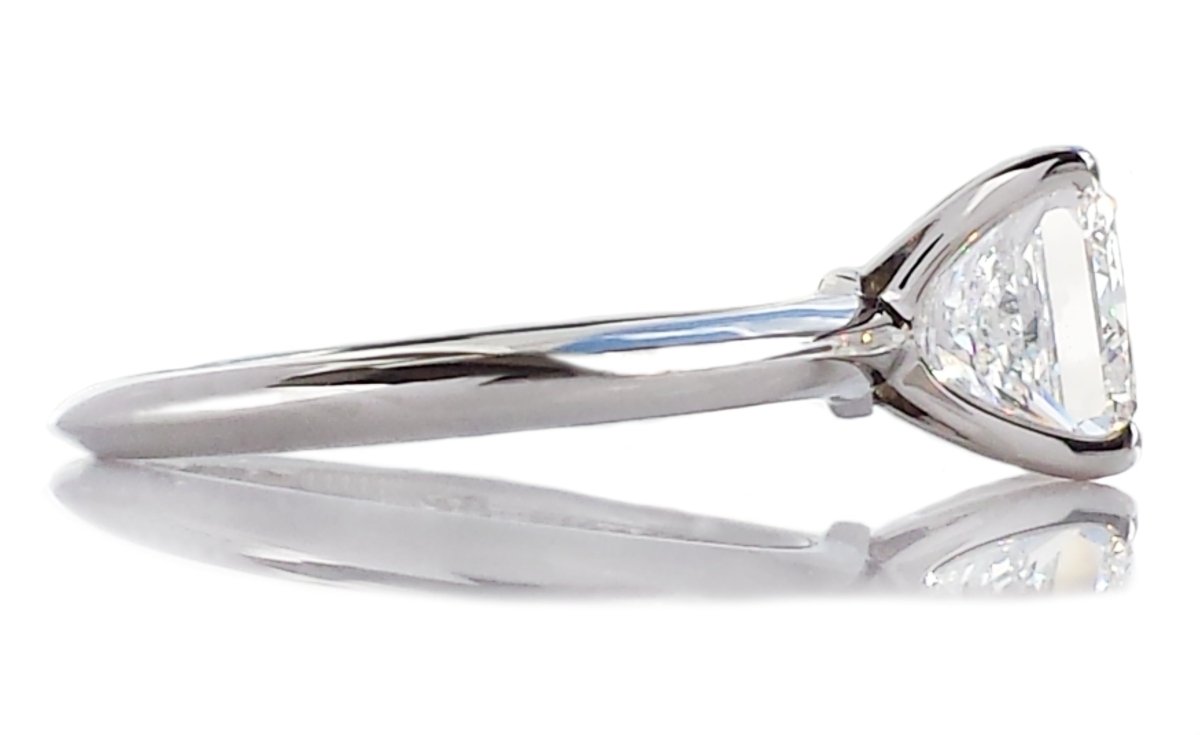 Tiffany & Co. 1.54ct F/VVS2 Princess Cut Diamond Engagement Ring - Bloomsbury Manor Ltd