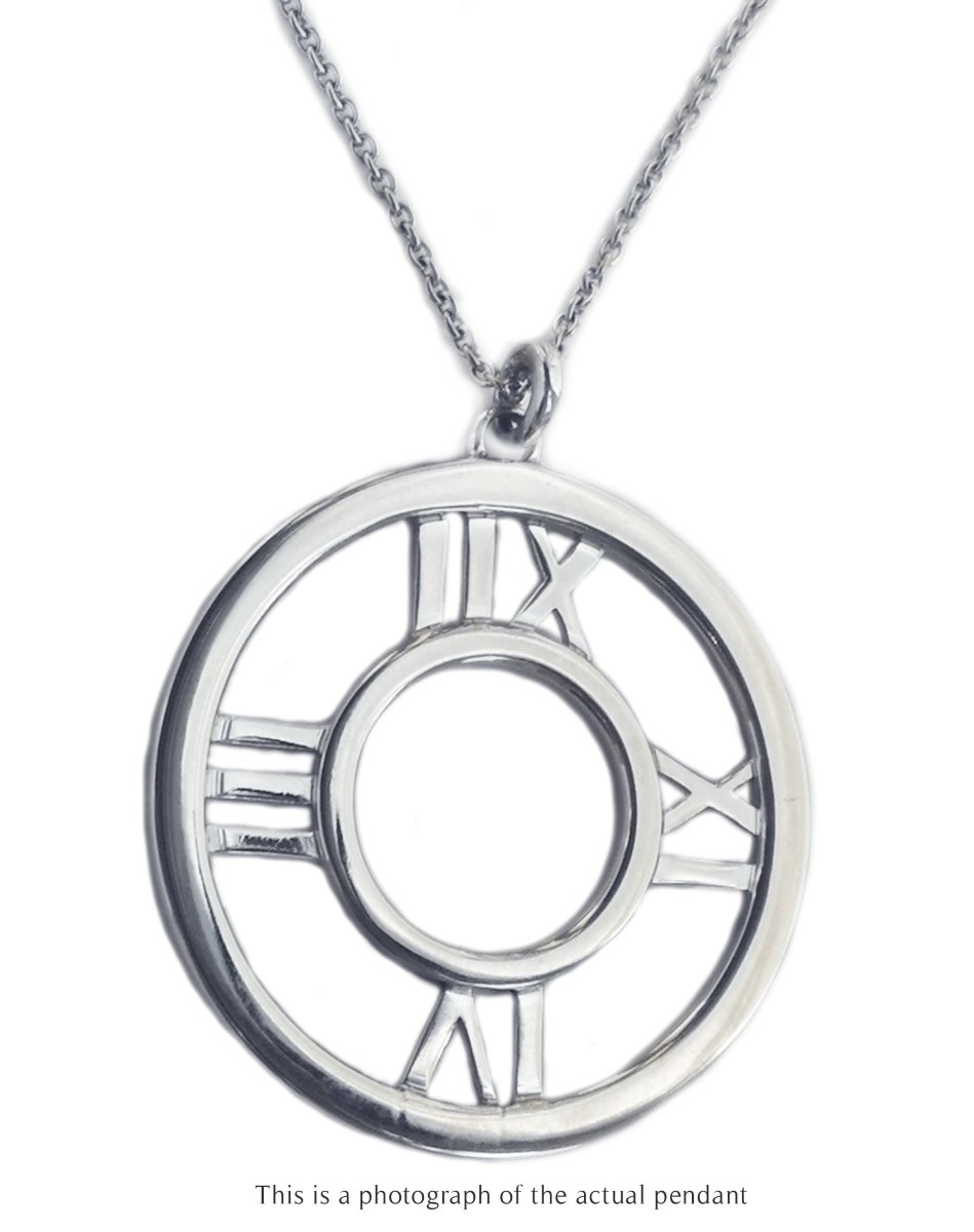 Tiffany & Co 18k White Gold Atlas Pendant - Bloomsbury Manor Ltd