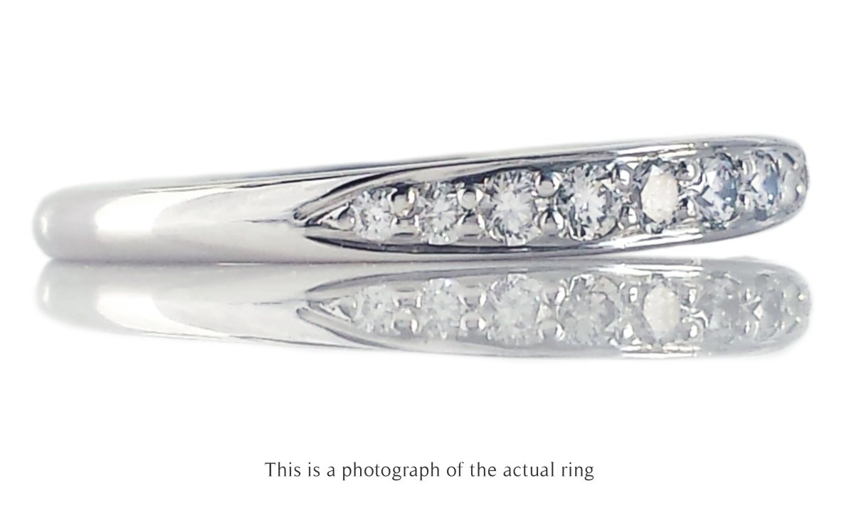 Tiffany & Co. Diamond Harmony® 1.8mm Wedding Band Ring - Bloomsbury Manor Ltd