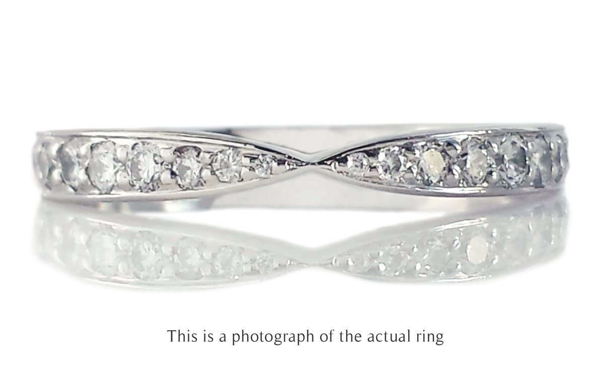 Tiffany & Co. Diamond Harmony® 1.8mm Wedding Band Ring - Bloomsbury Manor Ltd