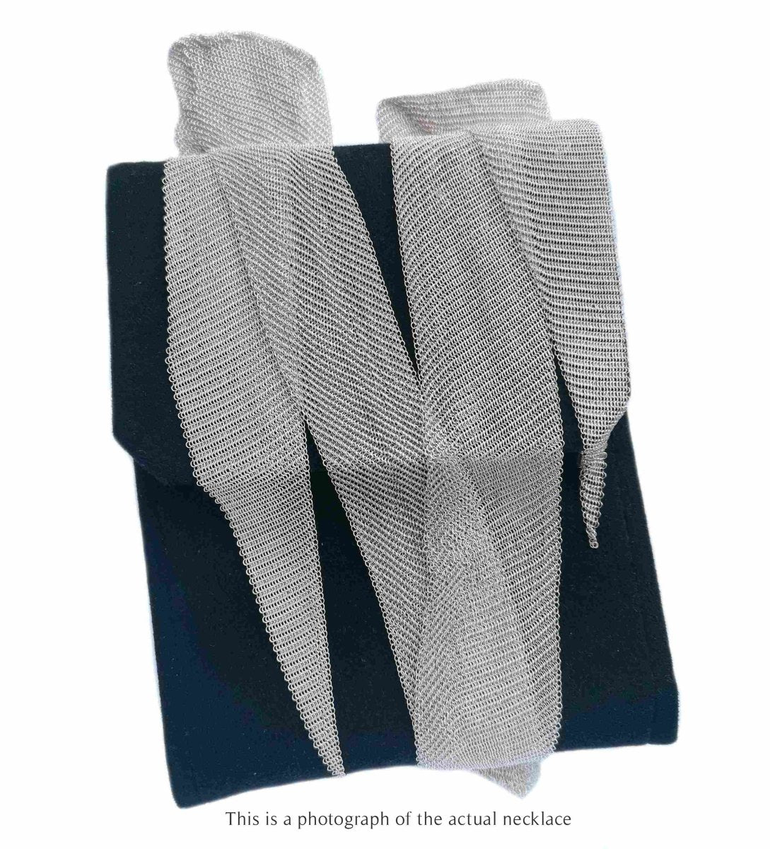 Tiffany & Co. Elsa Peretti Mesh Scarf Necklace in Silver, Small - Bloomsbury Manor Ltd