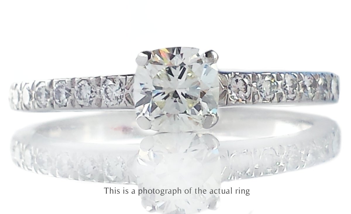 Tiffany & Co I/VVS1 0.49tcw Novo Engagement Ring - Bloomsbury Manor Ltd