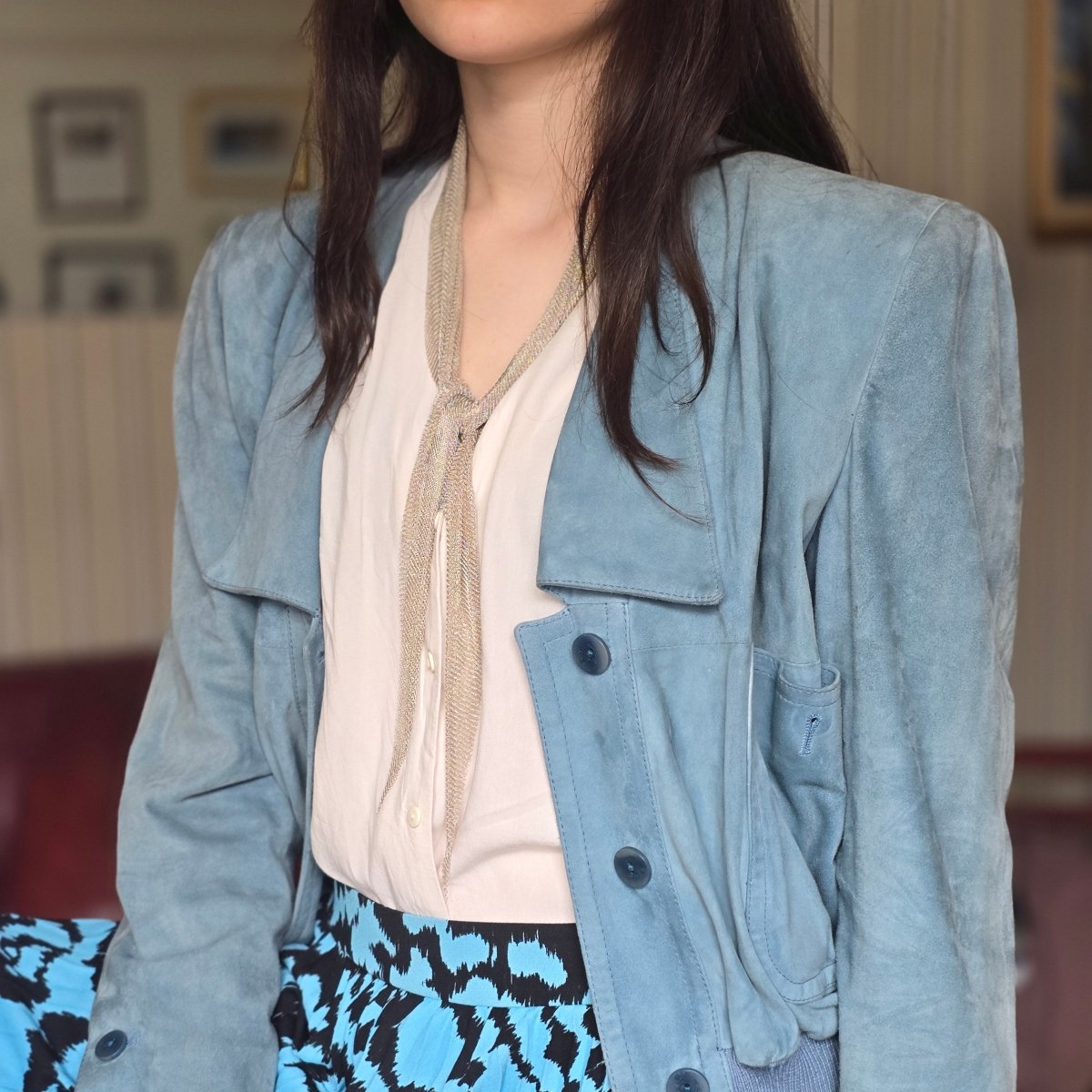 Tiffany & Co Large Elsa Peretti Mesh Scarf Necklace - Bloomsbury Manor Ltd