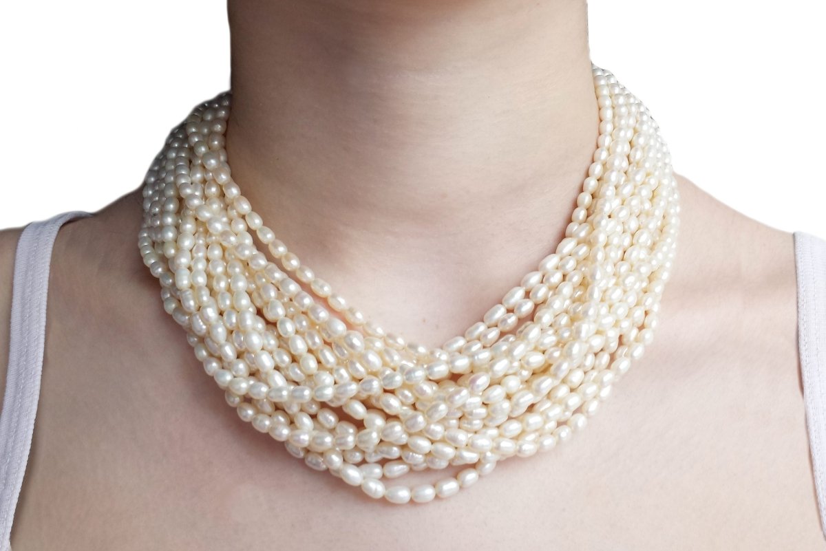 Tiffany & Co. Multi - Strand Vintage Pearl Necklace - Bloomsbury Manor Ltd