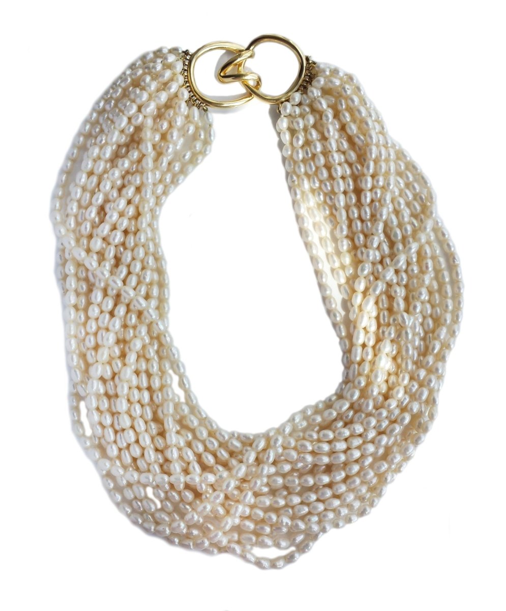 Tiffany & Co. Multi - Strand Vintage Pearl Necklace - Bloomsbury Manor Ltd