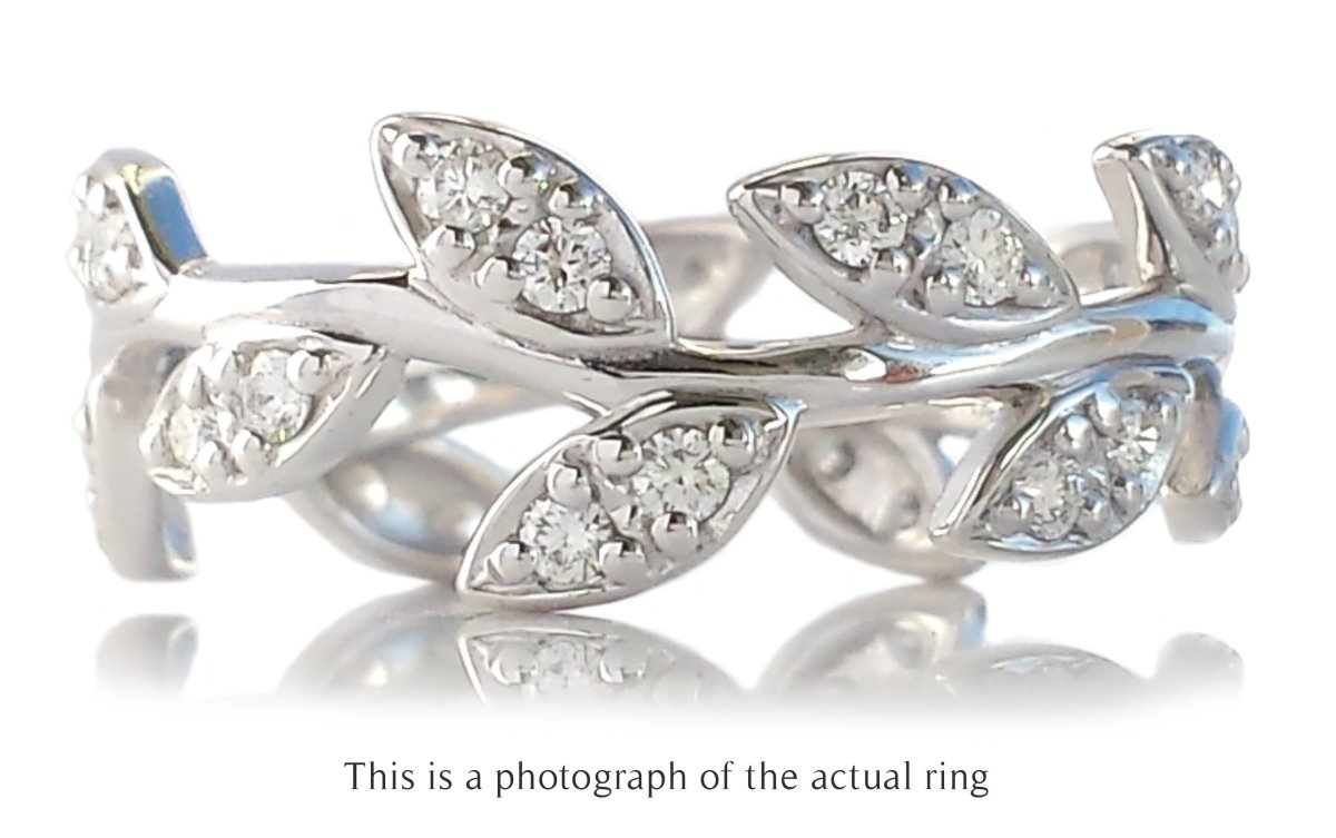 Tiffany & Co. Olive Leaf Diamond Ring by Paloma Picasso - Bloomsbury Manor Ltd