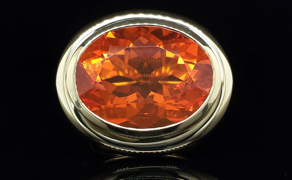 Tiffany & Co. Vintage Fire Opal Ring by Paloma Picasso - Bloomsbury Manor Ltd