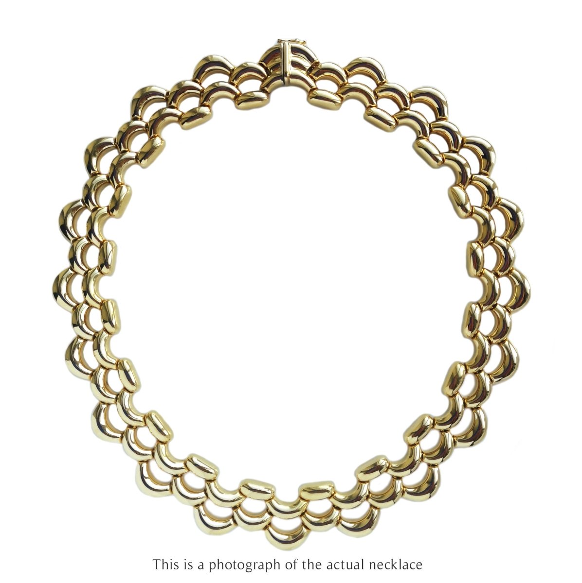 Vintage Cartier 1993 Demi Lune Necklace - Bloomsbury Manor Ltd