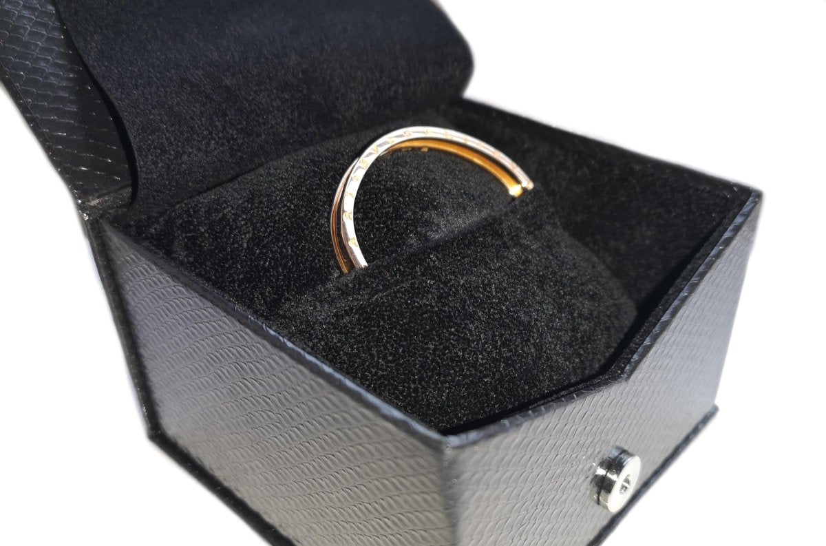 Bulgari Bvlgari 18k Rose Gold B.Zero1 Cuff Bracelet Small - Bloomsbury Manor Ltd