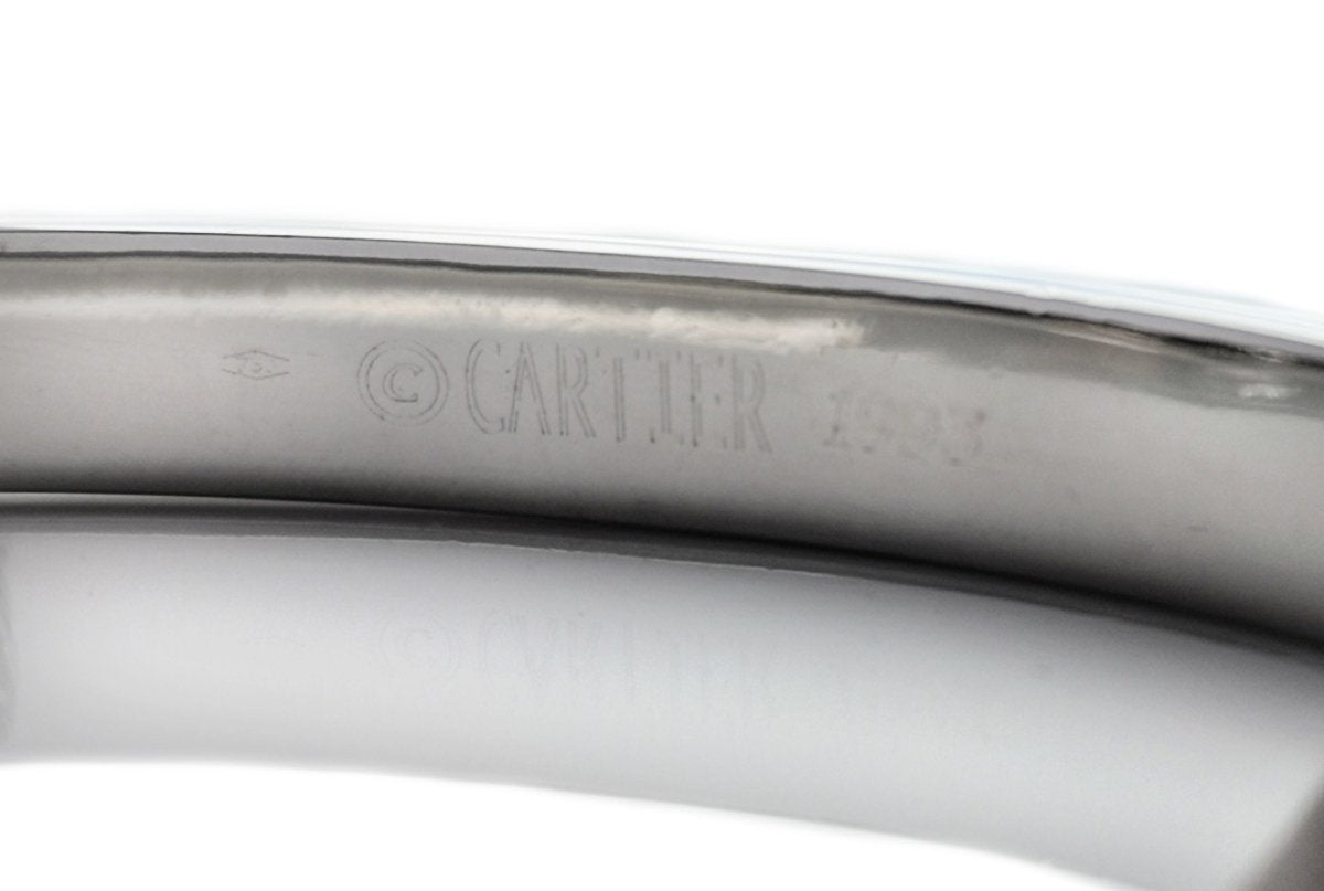 Cartier Love Bracelet in 18k White Gold, Size 20 - Bloomsbury Manor Ltd