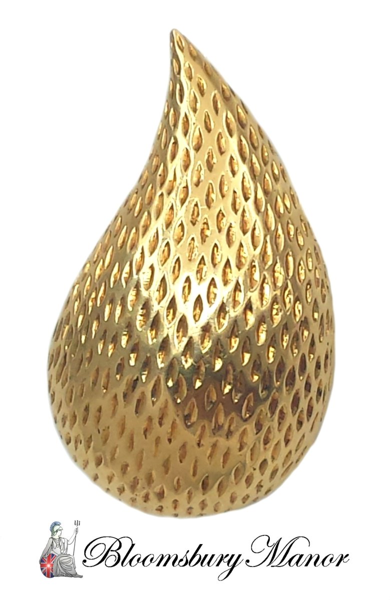 Vintage 1960s Tiffany & Co. 18k Yellow Gold Teardrop Brooch - Bloomsbury Manor Ltd