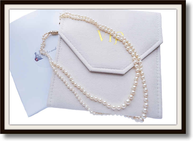 Vintage 1980s Akoya Cultured Pearl Graduated Hand - knotted Necklace 20in - Bloomsbury Manor Ltd