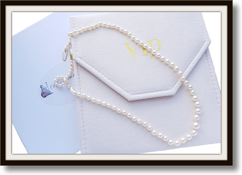 Vintage Graduated Knotted Akoya Cultured Pearl Necklace 20in 9K Gold Clasp - Bloomsbury Manor Ltd