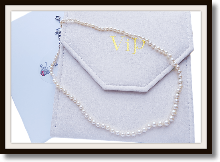Vintage Pearl Graduated Hand knotted 18in Cultured Akoya Pearl Necklace 9K Gold Clasp - Bloomsbury Manor Ltd