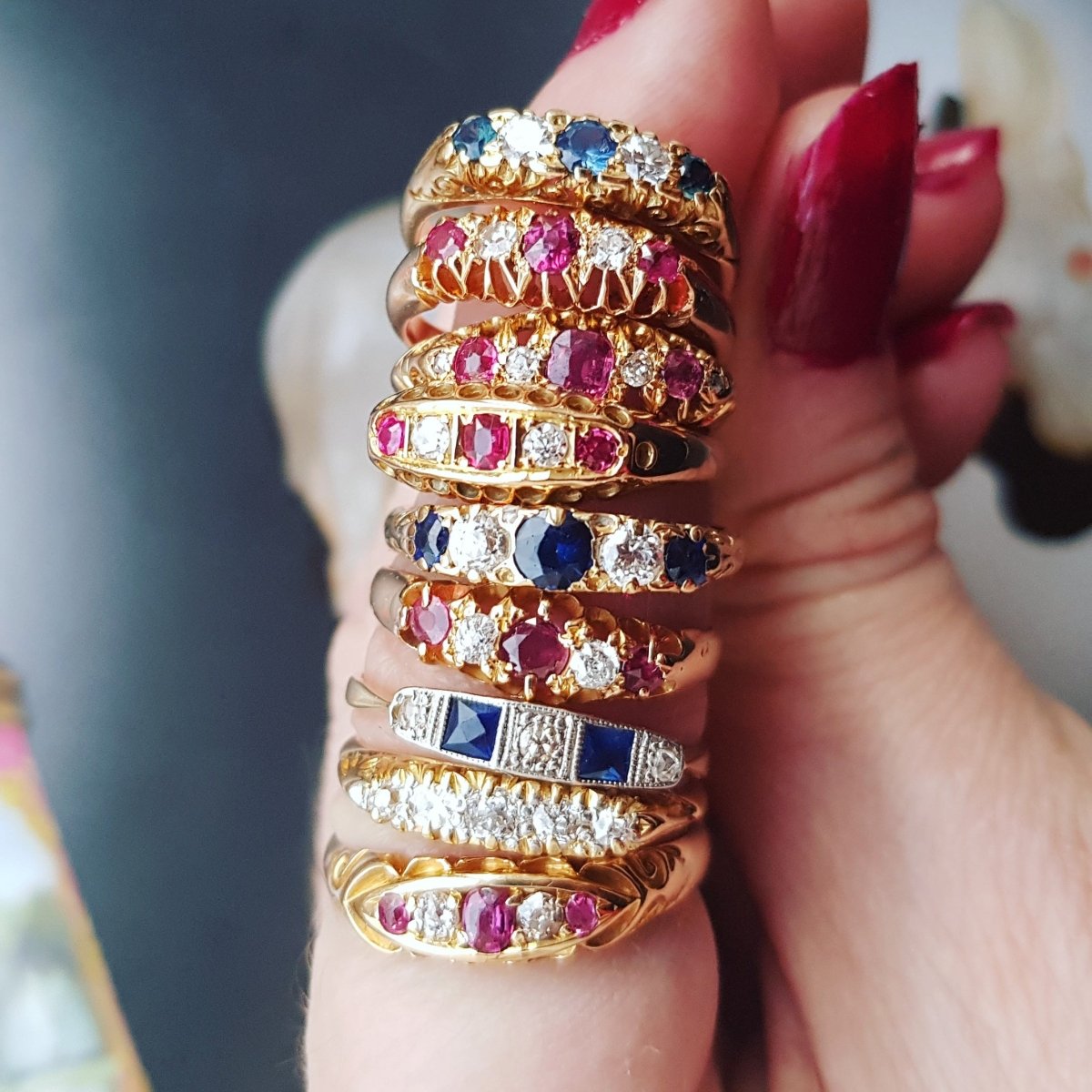 Victorian Engagement Rings & Rings - Bloomsbury Manor Ltd