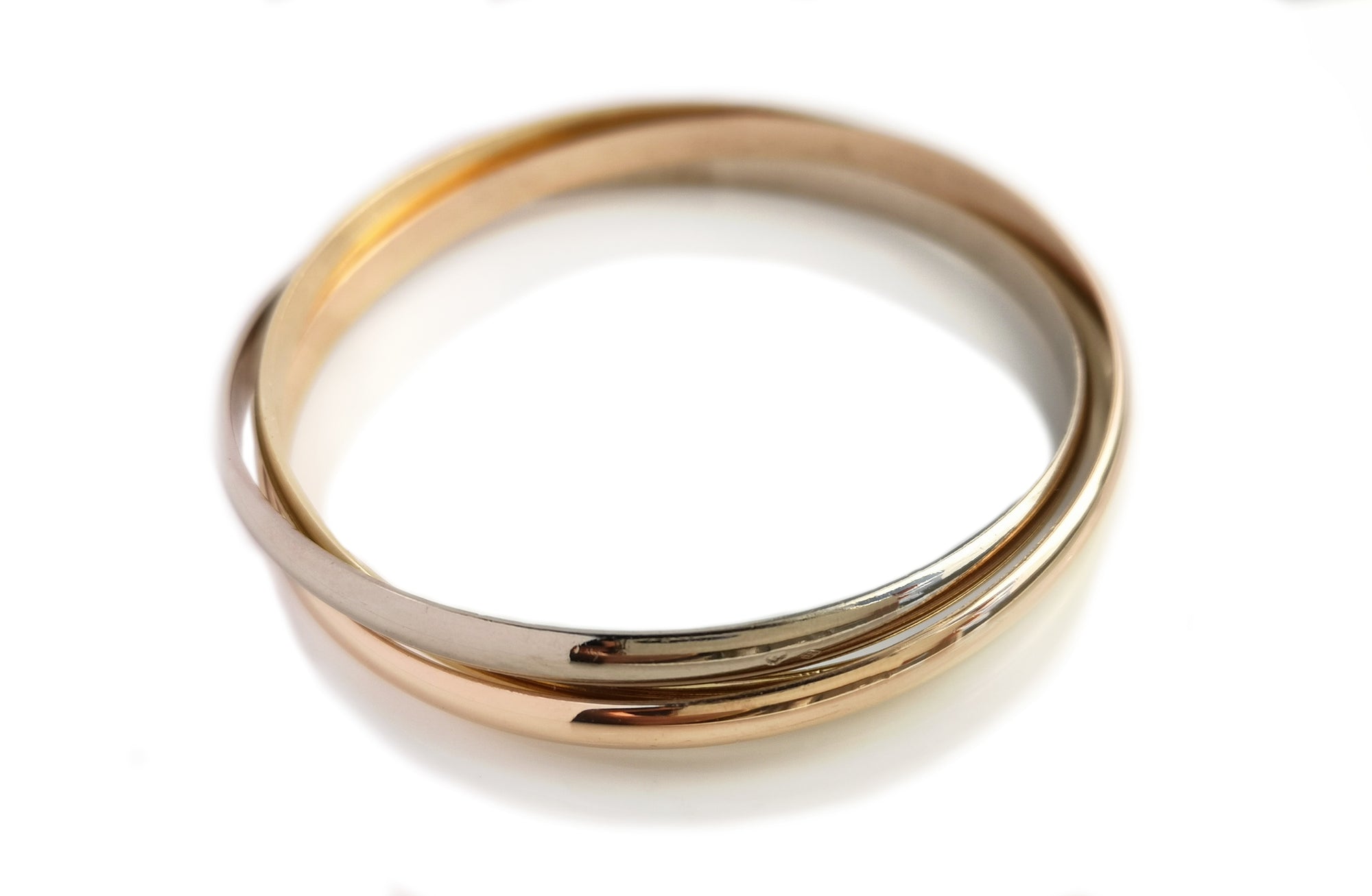 Cartier Trinity 18k Gold Classic Bracelet Bangle