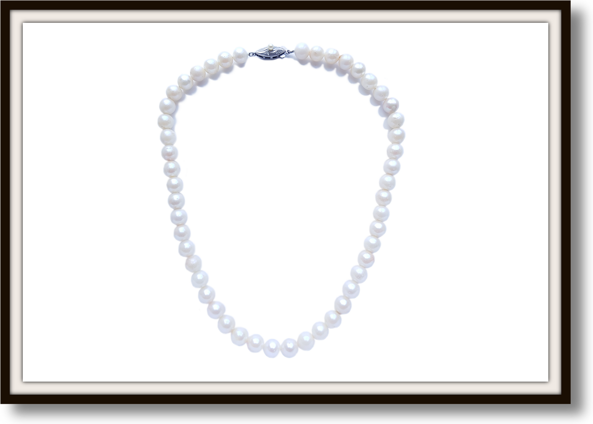 Vintage Cultured Akoya Pearl Choker Necklace