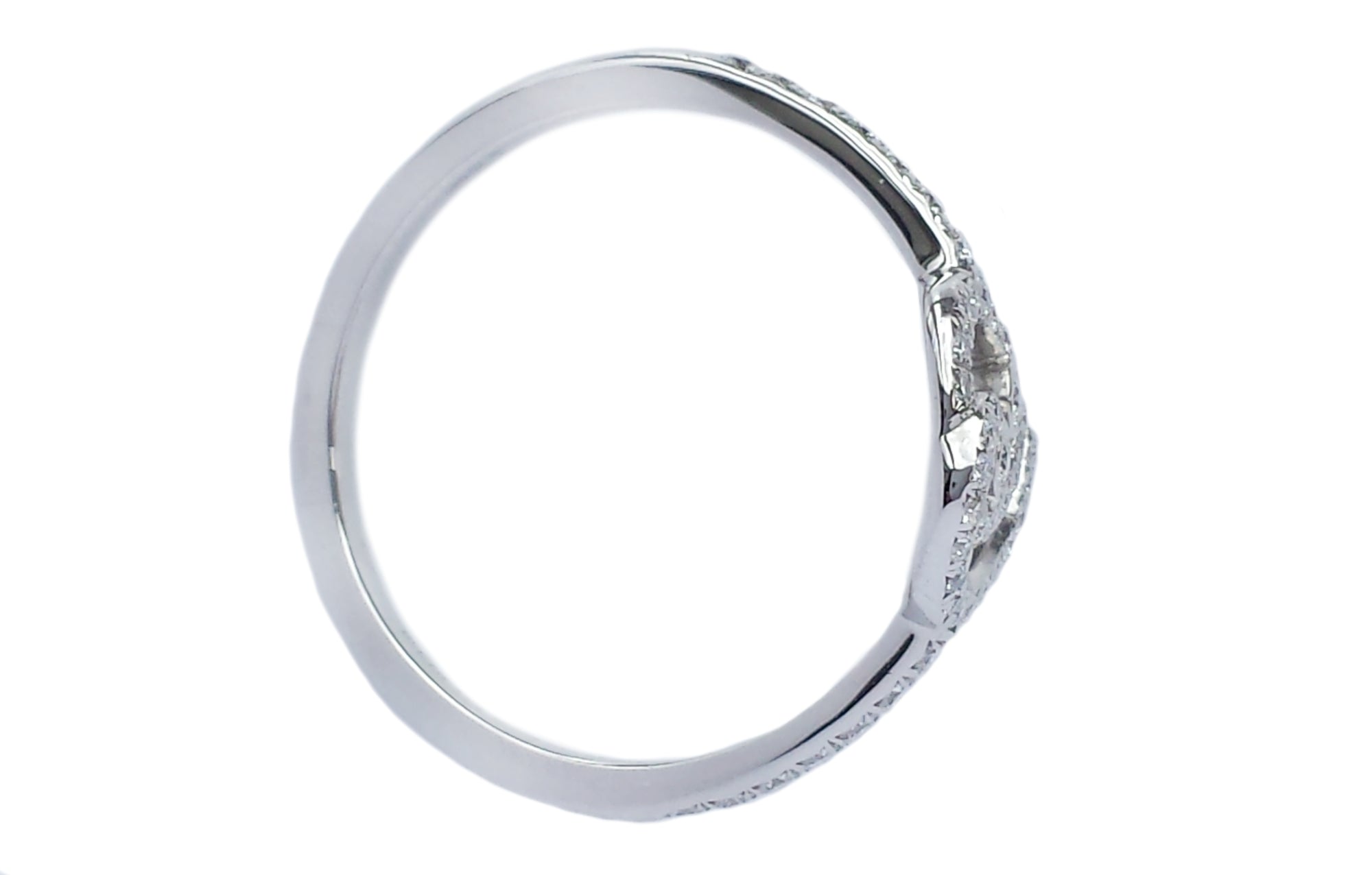 Tiffany & Co Enchant Heart Diamond Ring PT 950