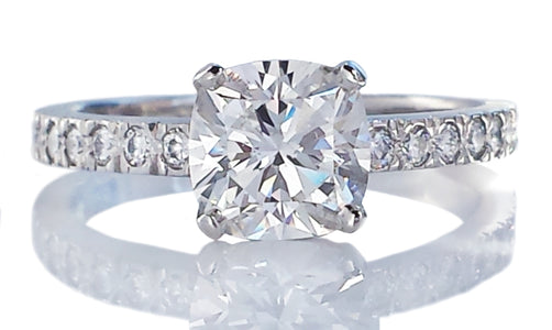 Tiffany & Co 1.13tcw E/VS1 Novo Diamond Engagement Ring