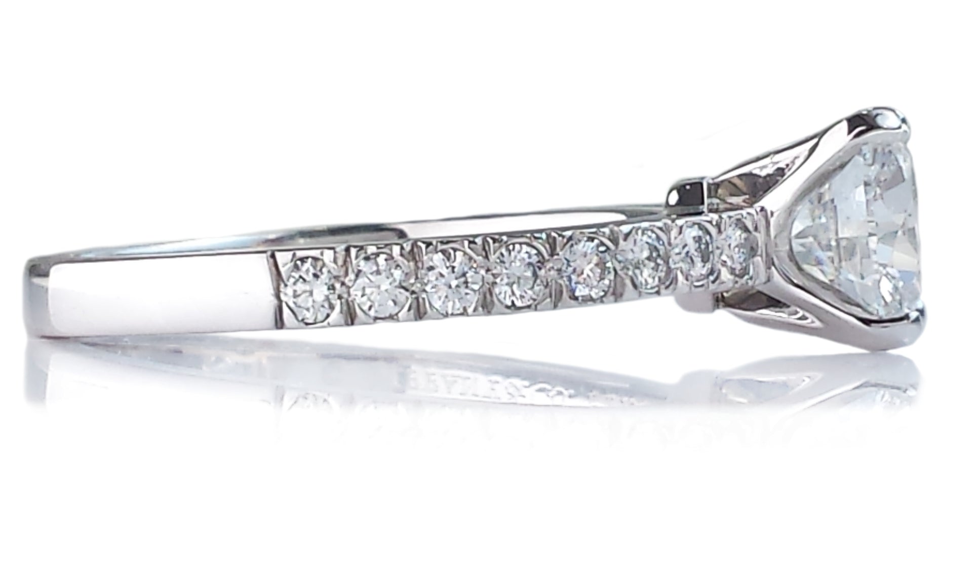 Tiffany & Co. 1.13tcw E/VS2 Novo Diamond Engagement Ring