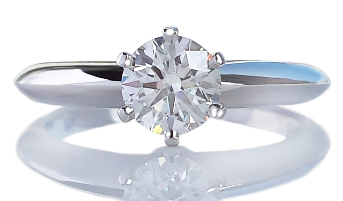 Tiffany & Co. I/VS1 Round Brilliant Diamond Engagement Ring