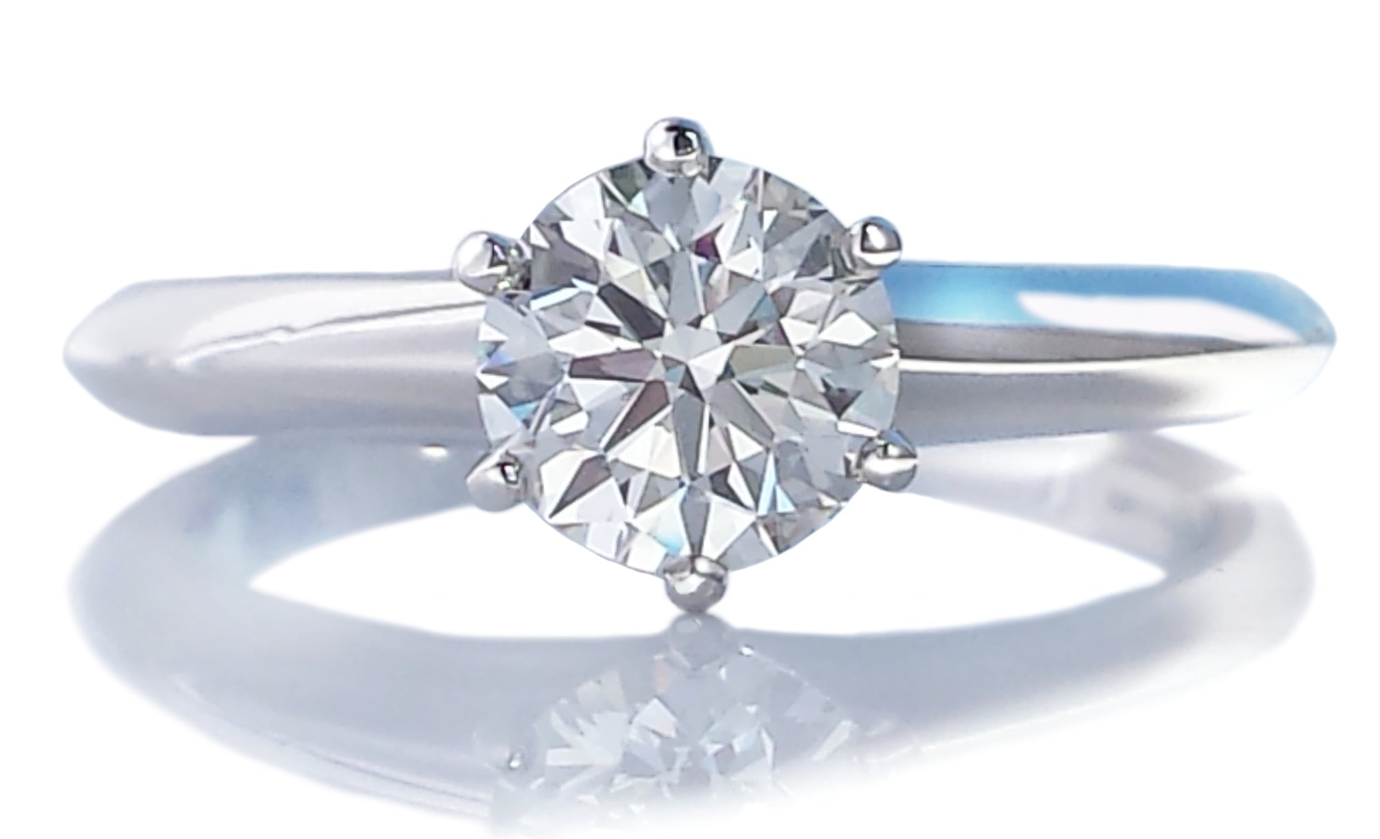 Tiffany & Co 0.83ct G/VVS1 Round Brilliant Diamond Engagement Ring