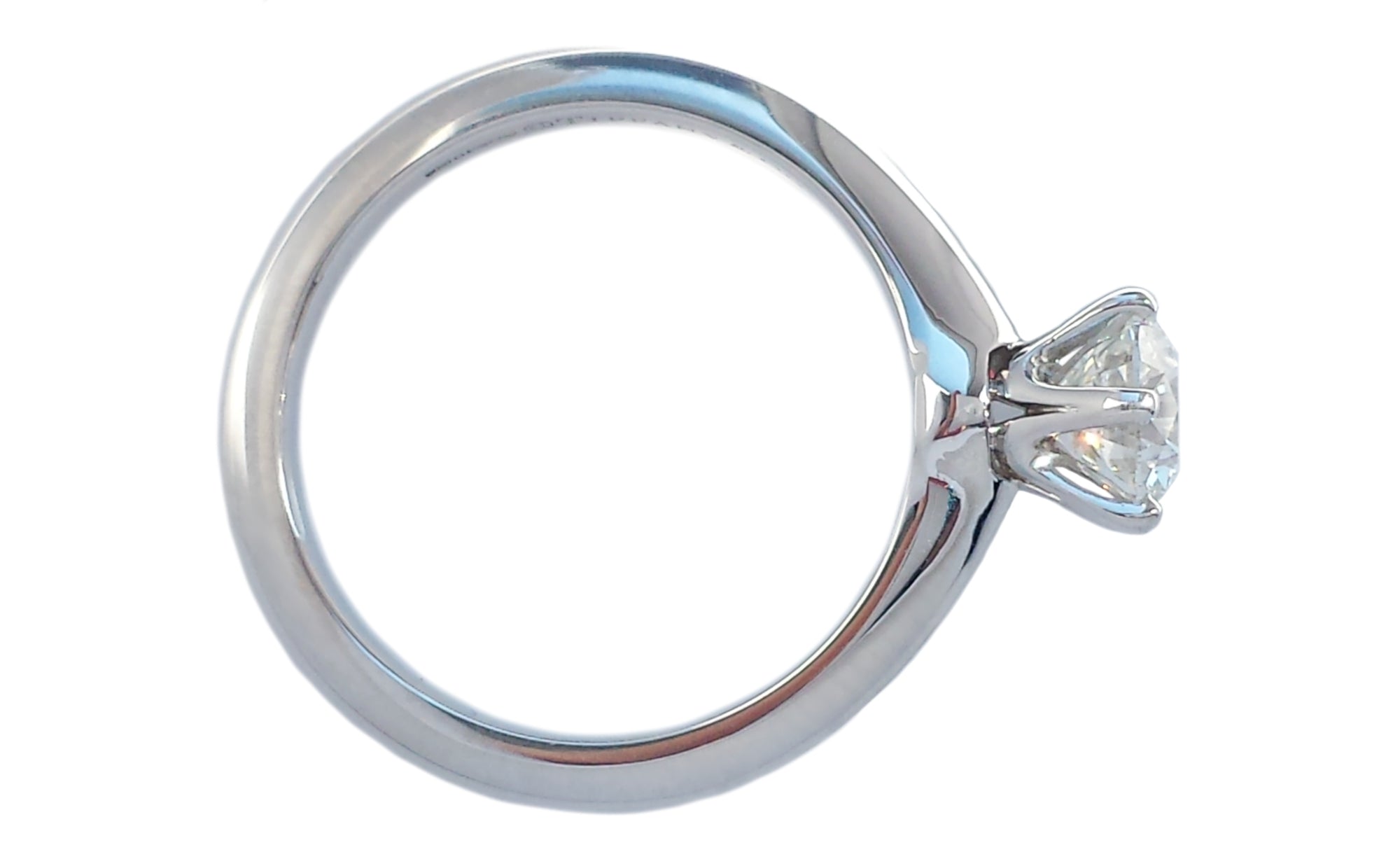 Tiffany & Co. 0.83ct G/VVS1 Round Brilliant Diamond Engagement Ring