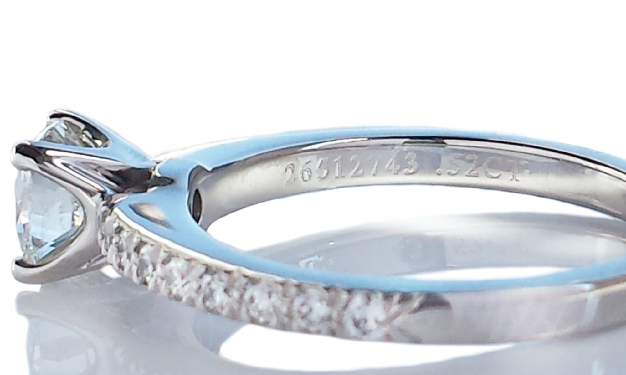 Tiffany & Co. 0.68tcw I/VVS2 Novo Diamond Engagement Ring