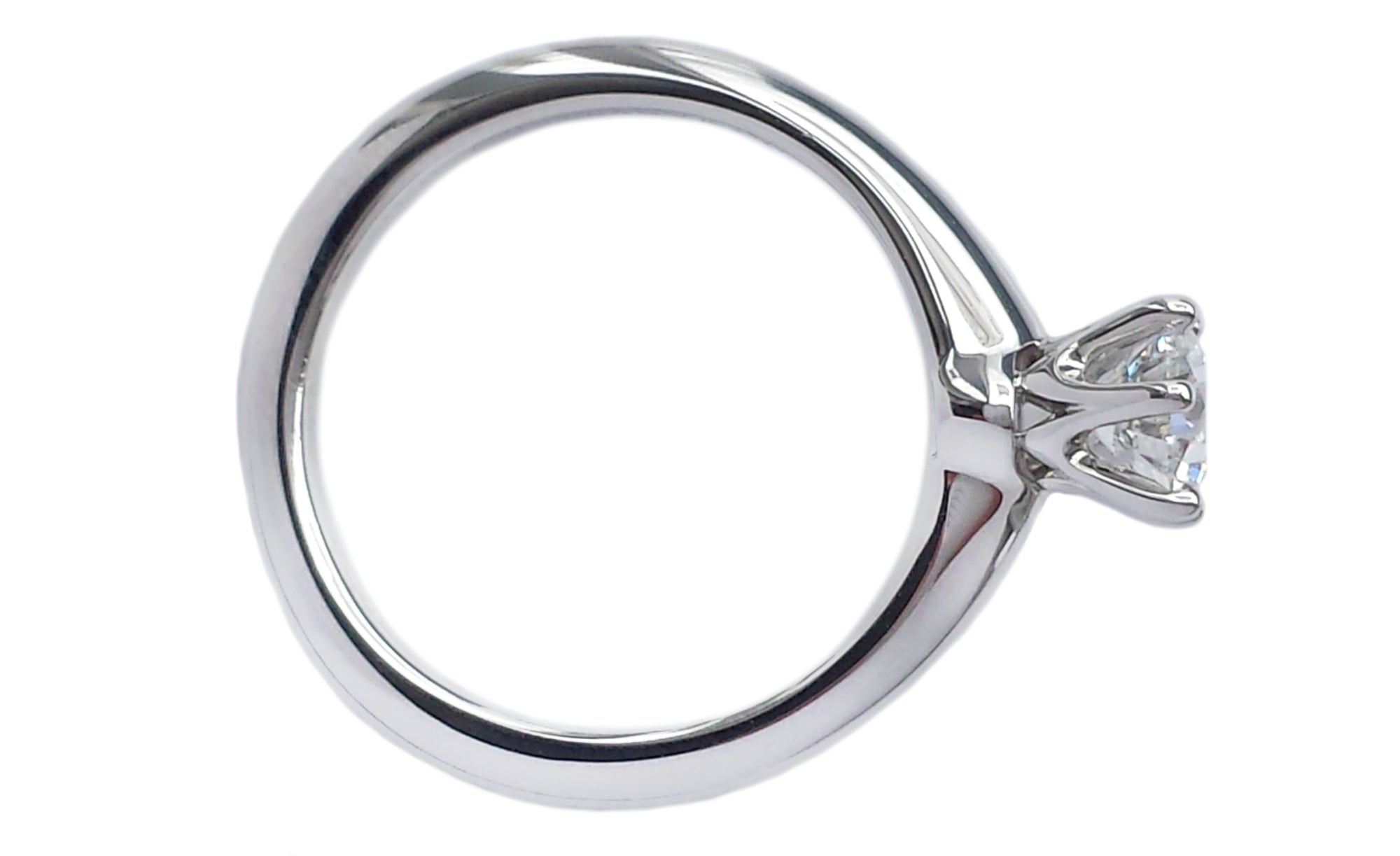 Tiffany & Co 0.47ct F/VS1 Round Brilliant Diamond Engagement Ring