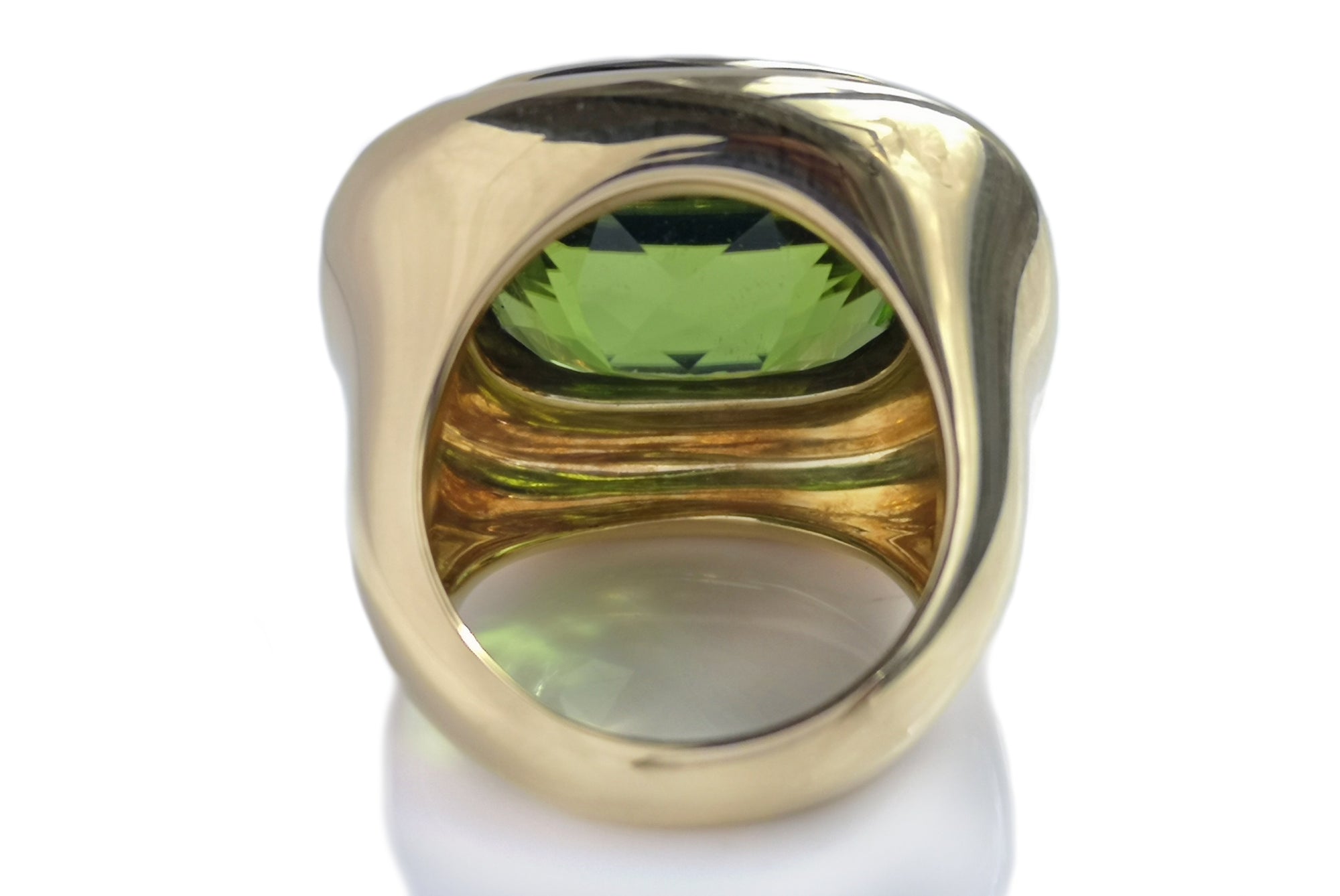 Tiffany & Co. 1980s Vintage 20 Carat Peridot Ring by Paloma Picasso