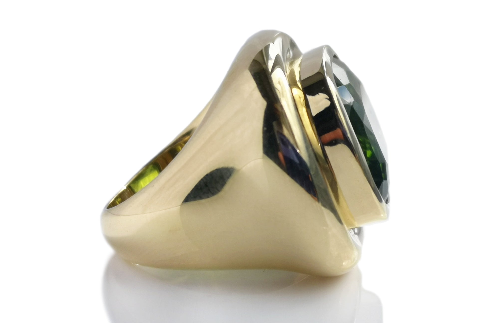 Tiffany & Co. 1980s Vintage 20 Carat Peridot Ring by Paloma Picasso