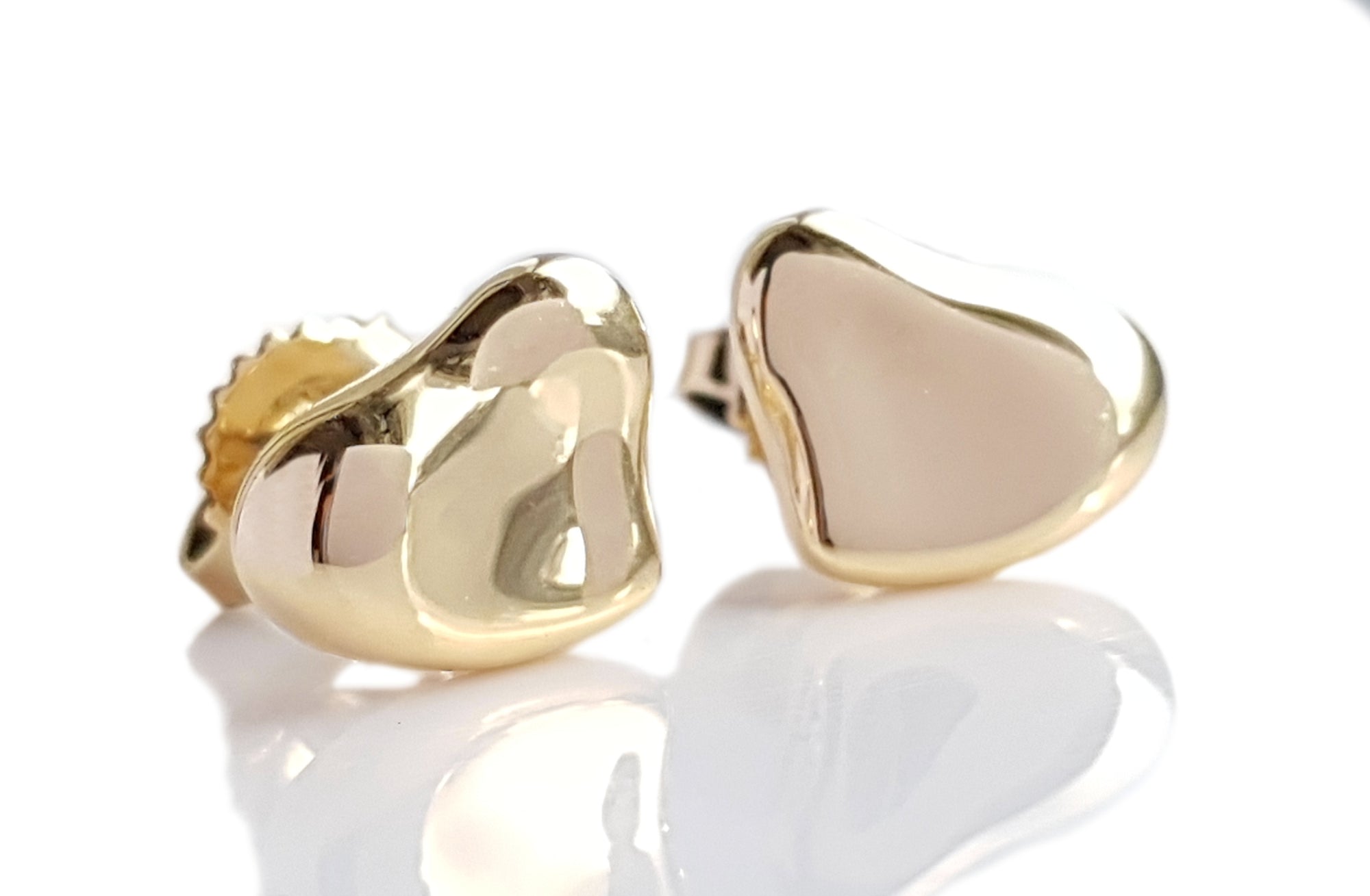 Tiffany & Co Elsa Peretti Full Heart Earrings 10mm