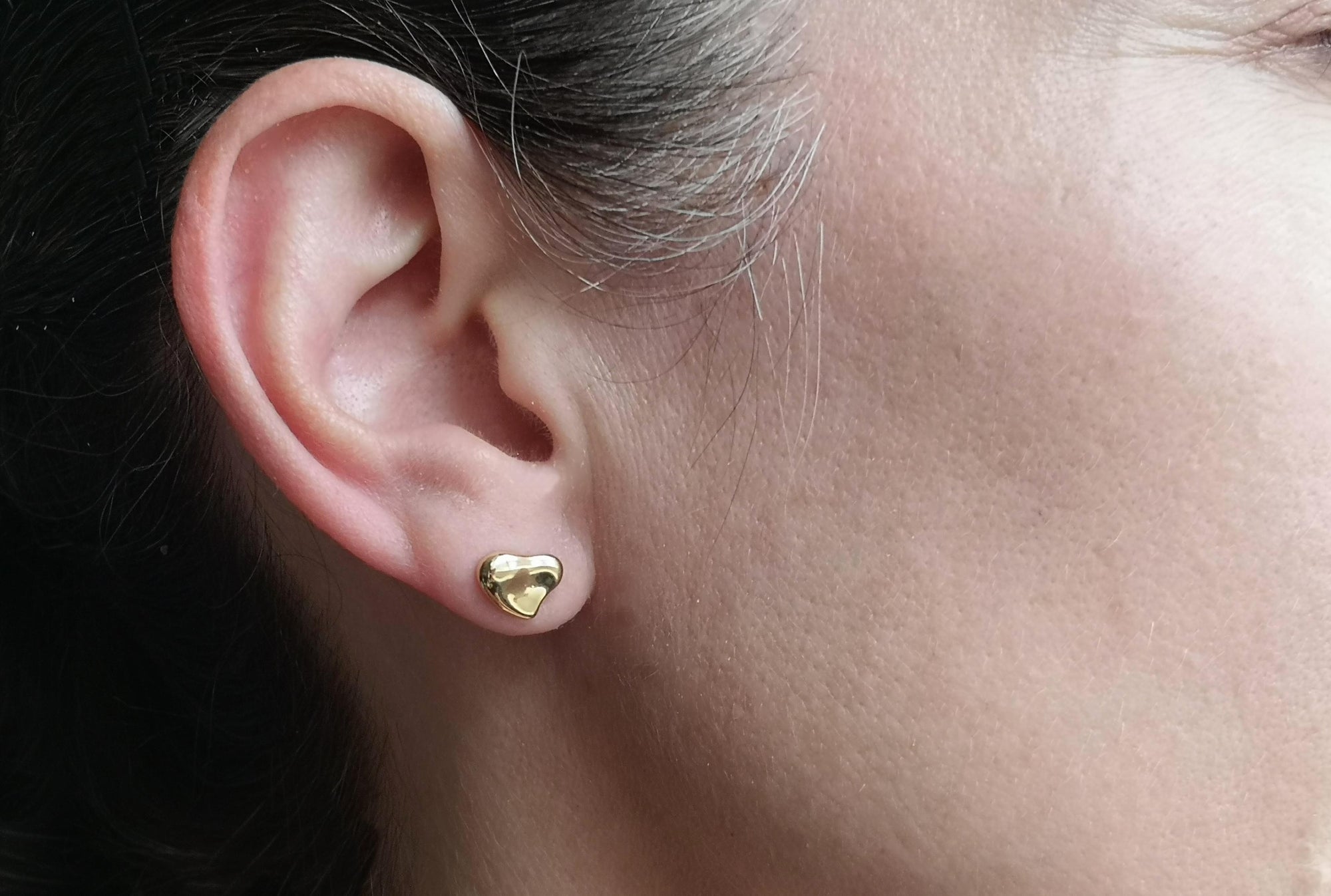 Tiffany & Co Elsa Peretti Full Heart Earrings 10mm