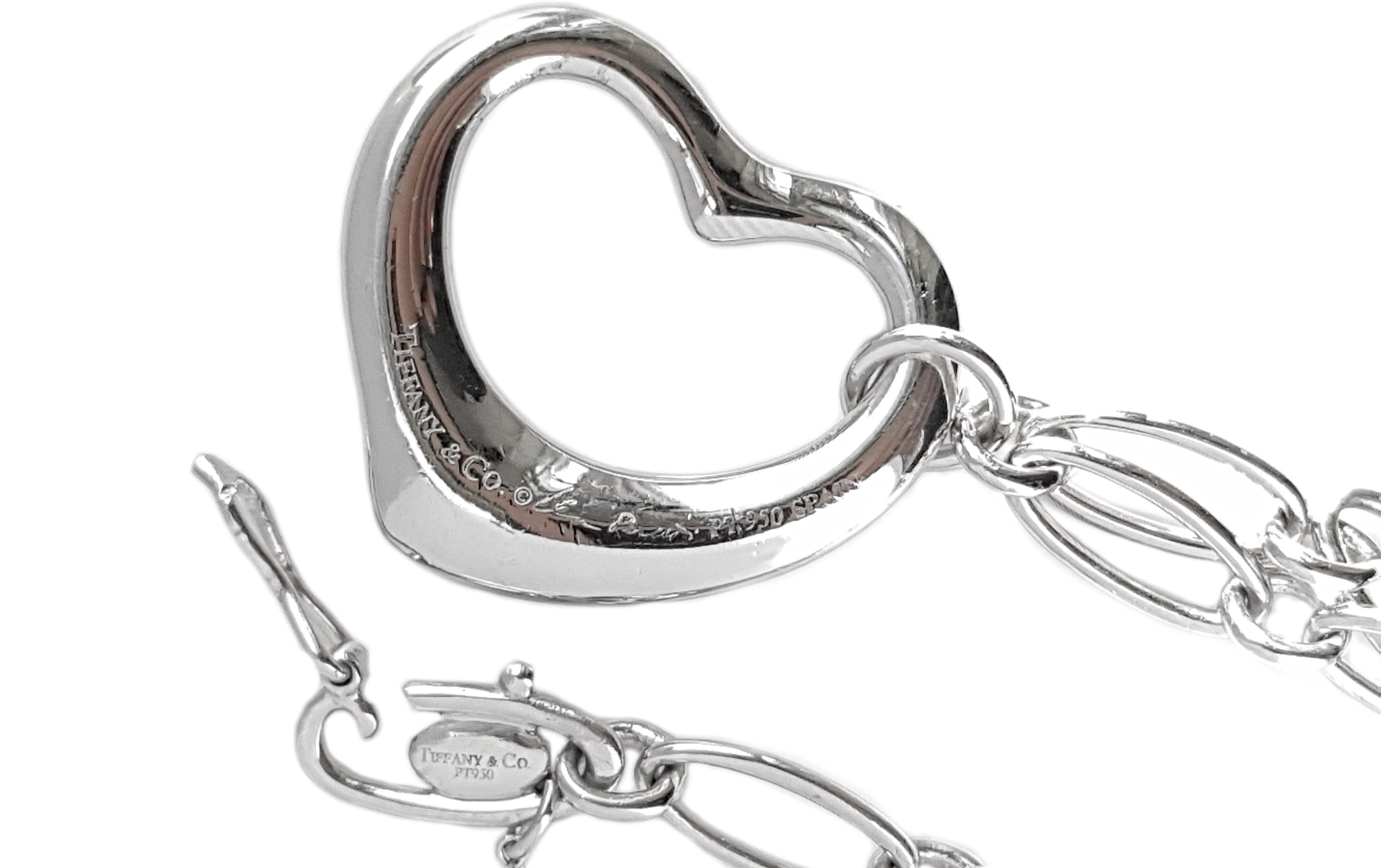 Tiffany & Co Elsa Peretti Open Heart Diamond Bracelet