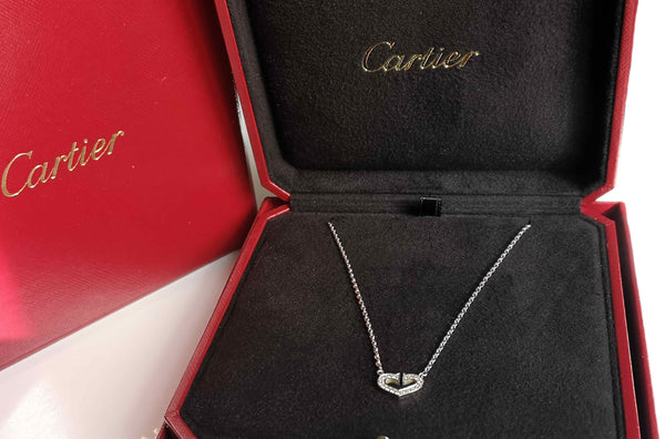 Cartier Diamond C de Heart Necklace Bloomsbury Manor Ltd