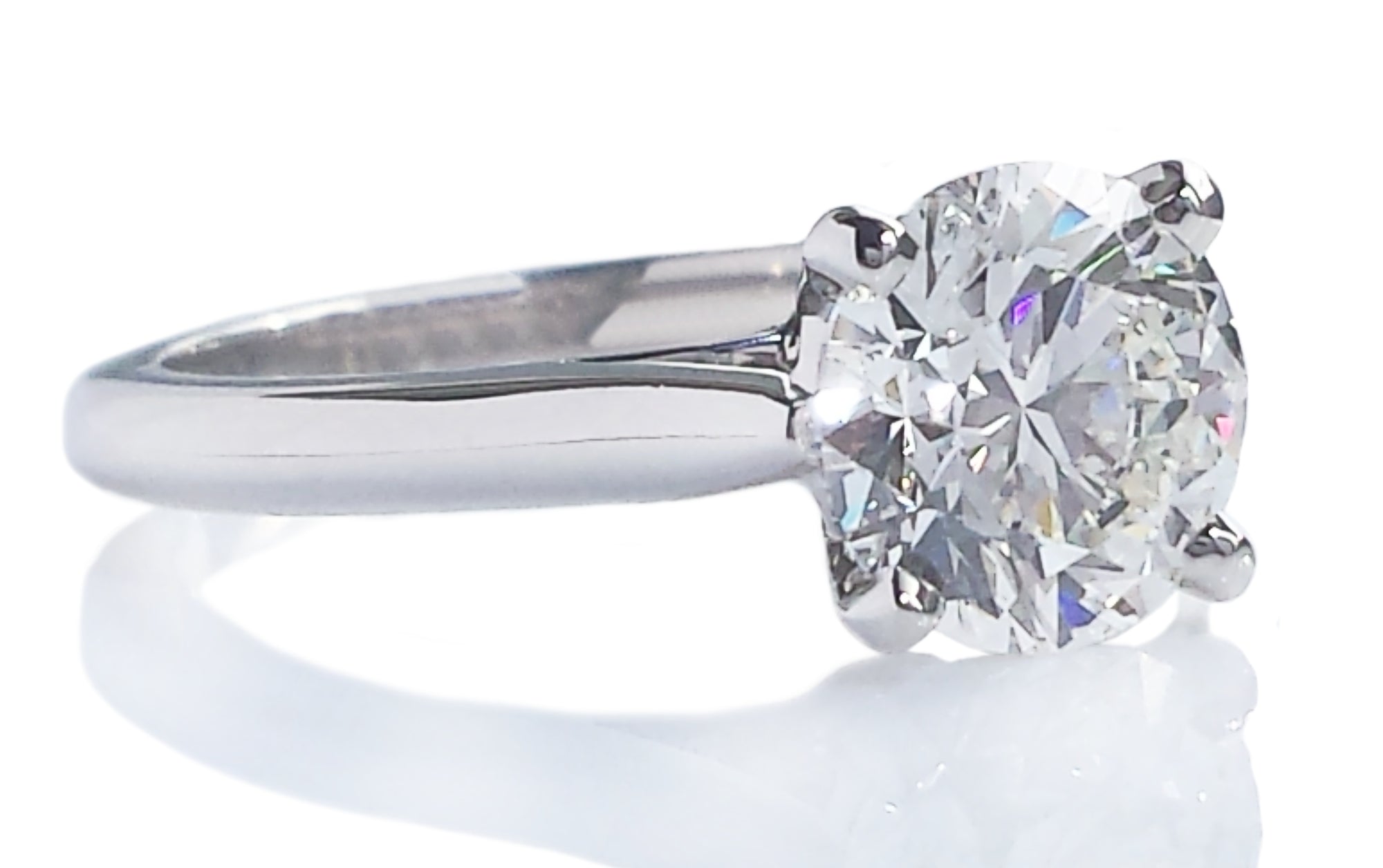 Cartier 1.81ct G/VS1 Triple-X Solitaire 1895 Round Brilliant Cut Diamond Engagement Ring