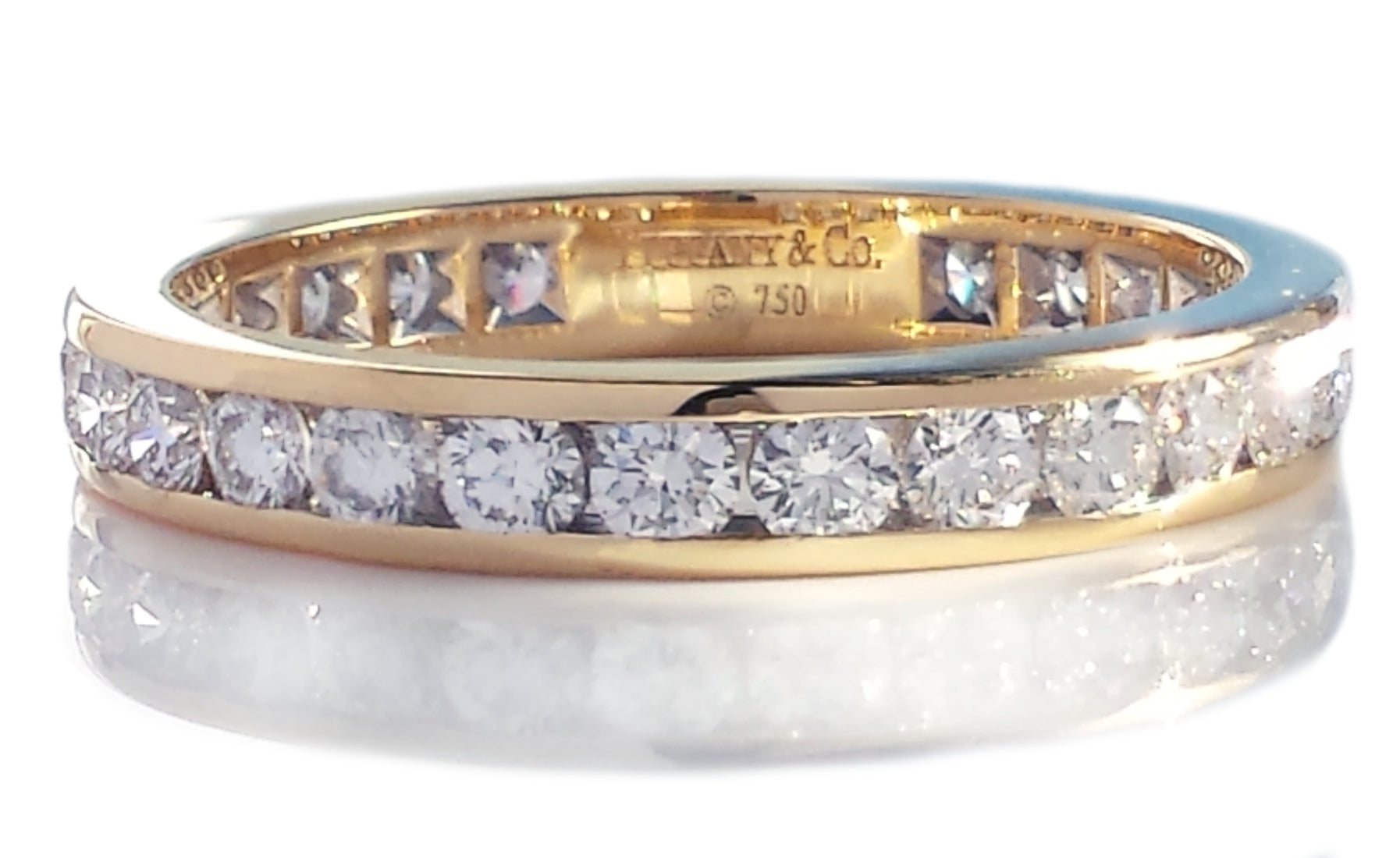 Tiffany & Co. 1.00tcw 3mm Full Circle Diamond Wedding Band, Size N