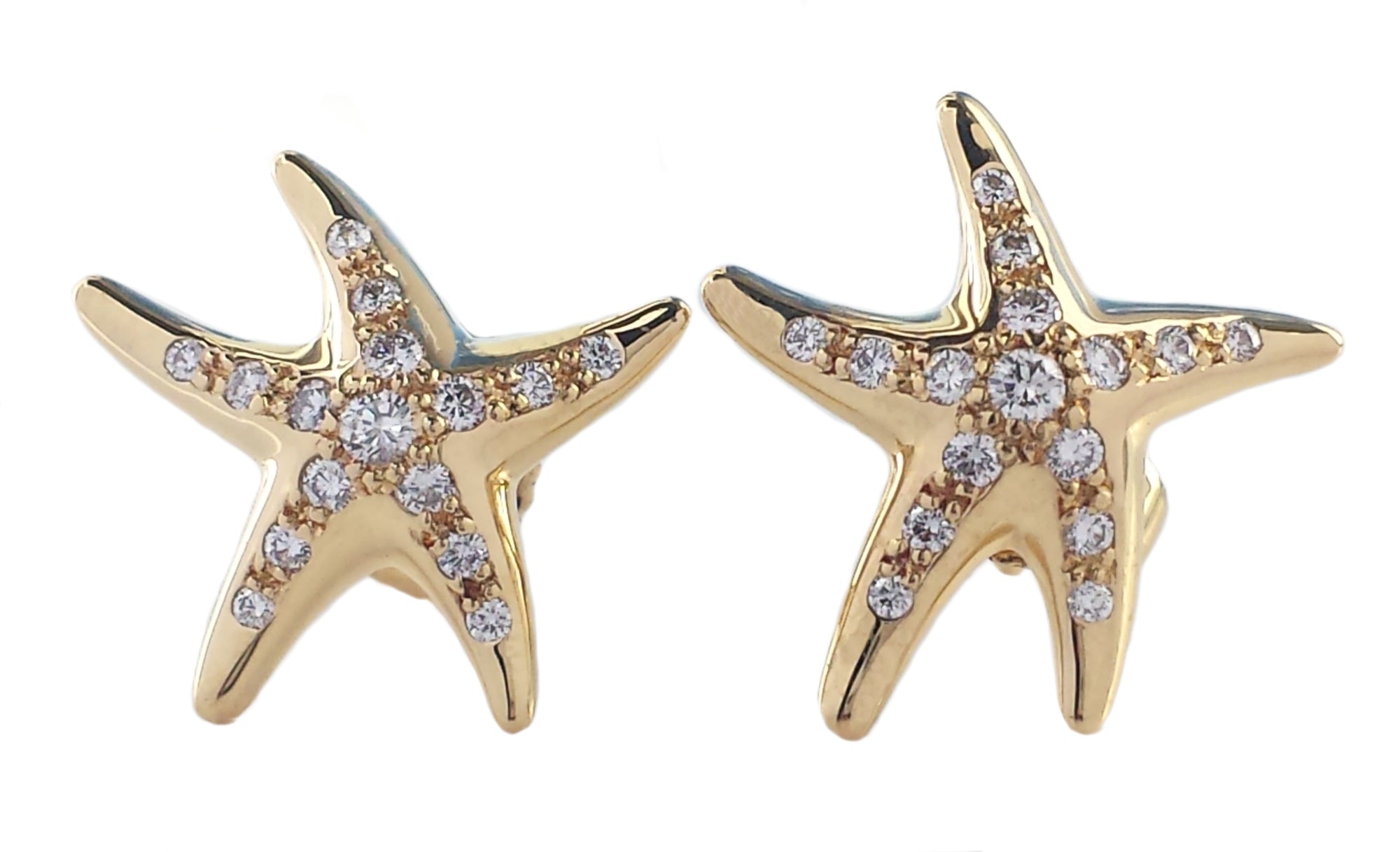 Tiffany & Co Starfish Diamond Earrings