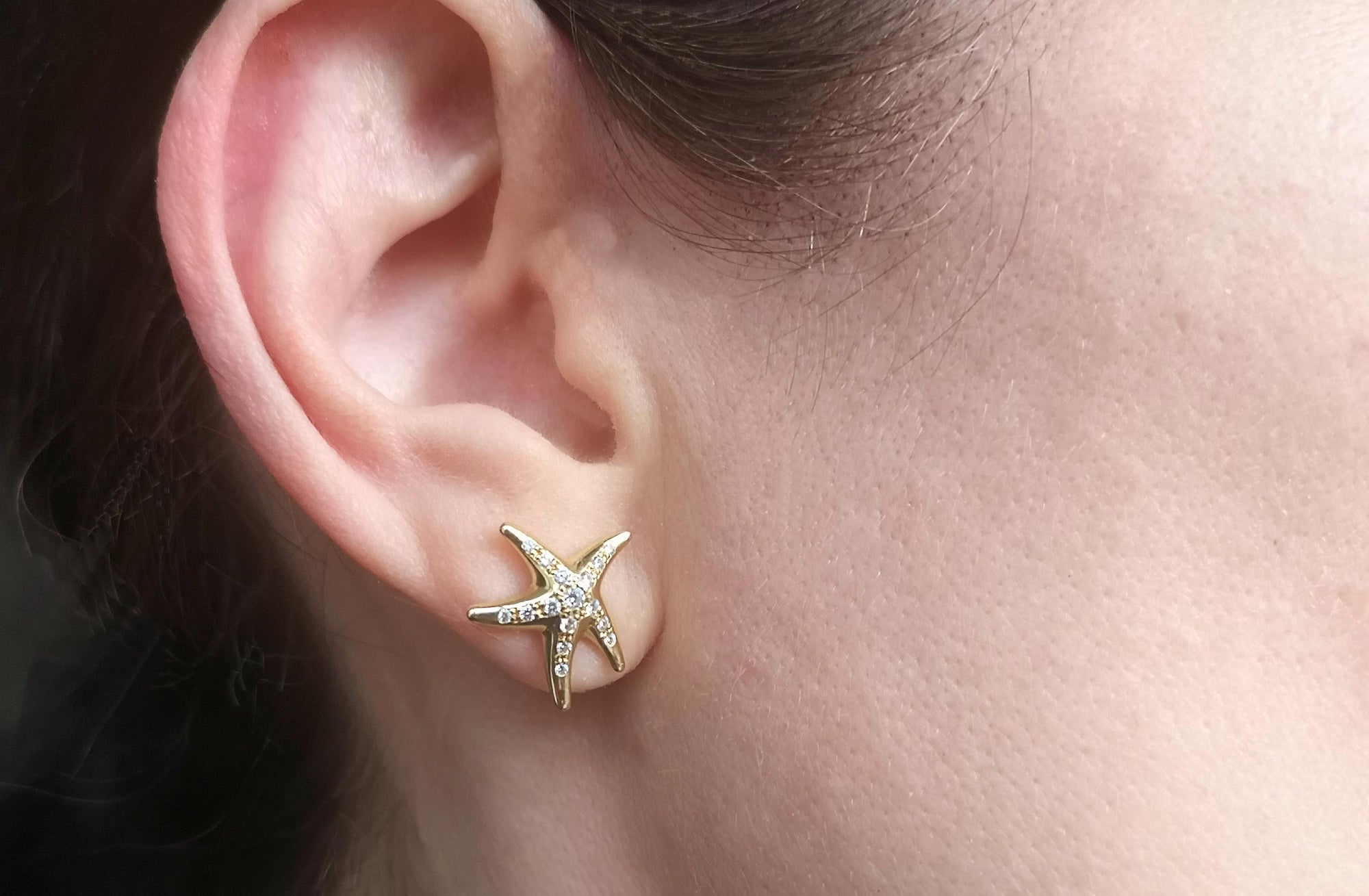 Tiffany & Co Starfish Diamond Earrings