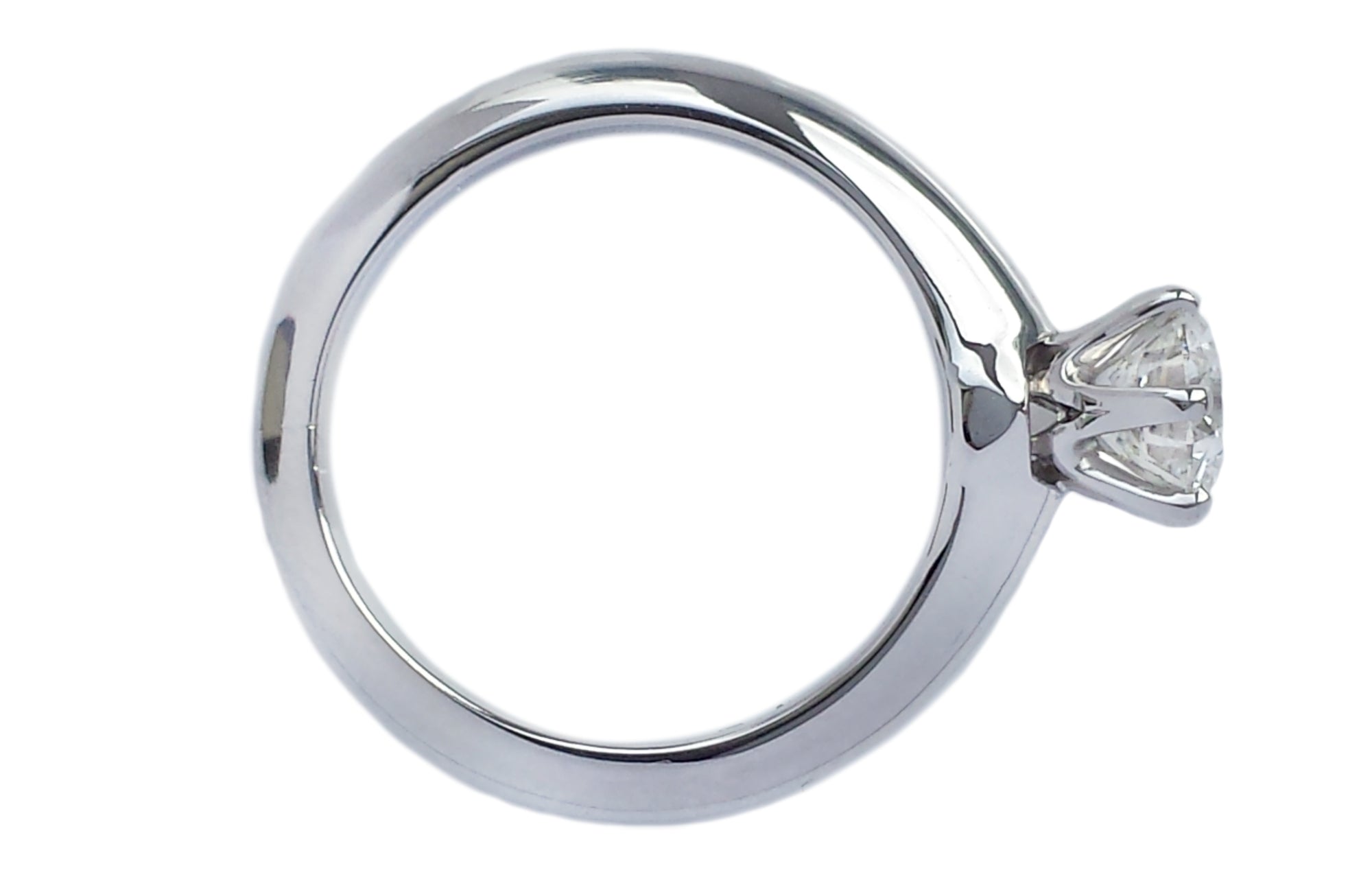 Tiffany & Co. 0.80ct I/VS1 Triple-X Round Brilliant Diamond Engagement Ring