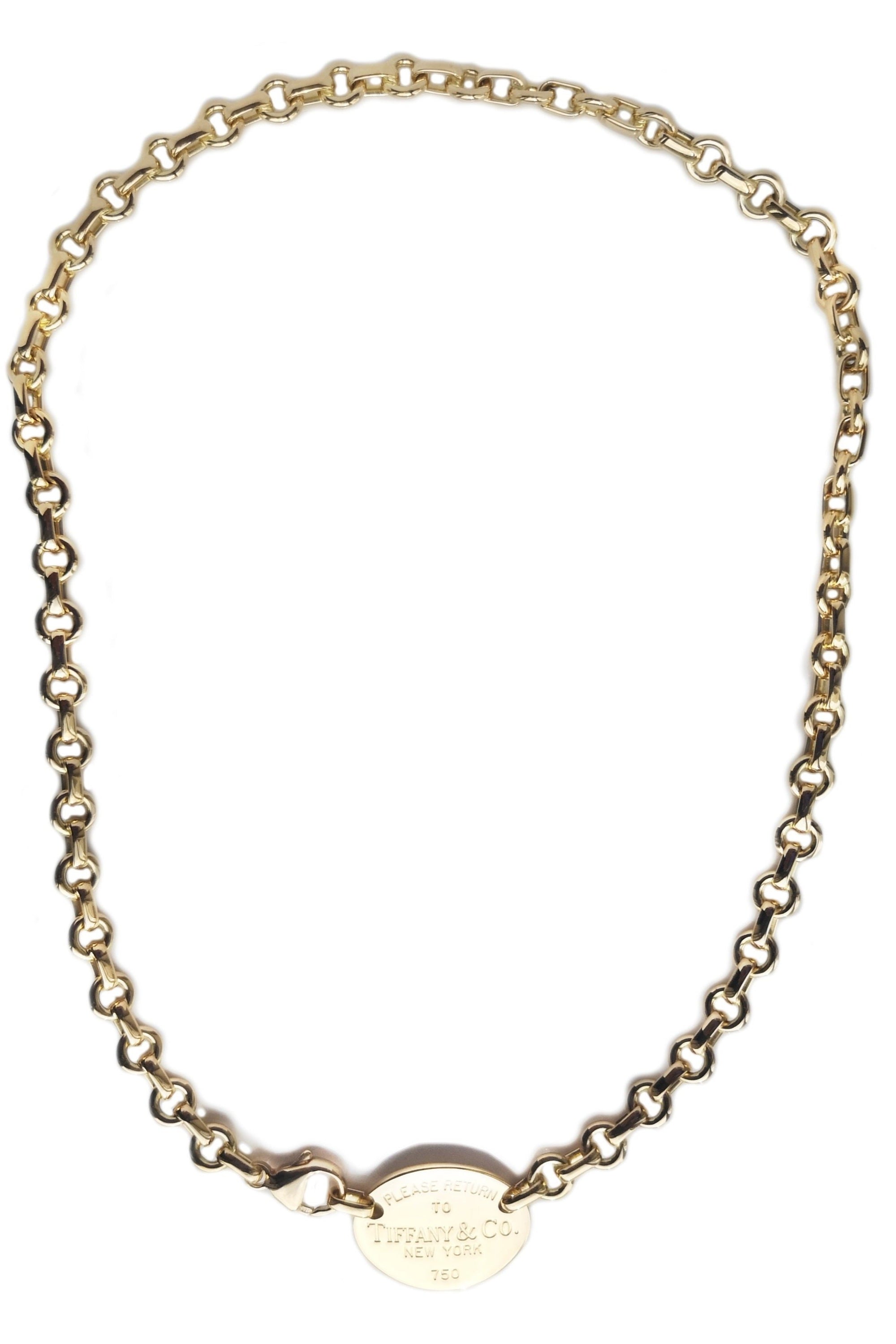 Tiffany & Co. Return to Tiffany™ Oval Tag Necklace