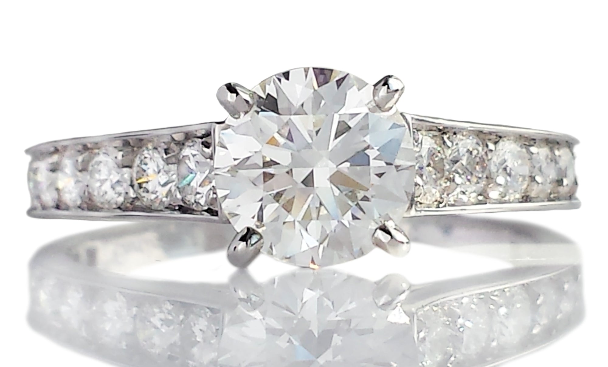 Cartier 1.22ct G/VS1 Round Brilliant Cut 1895 Diamond Engagement Ring