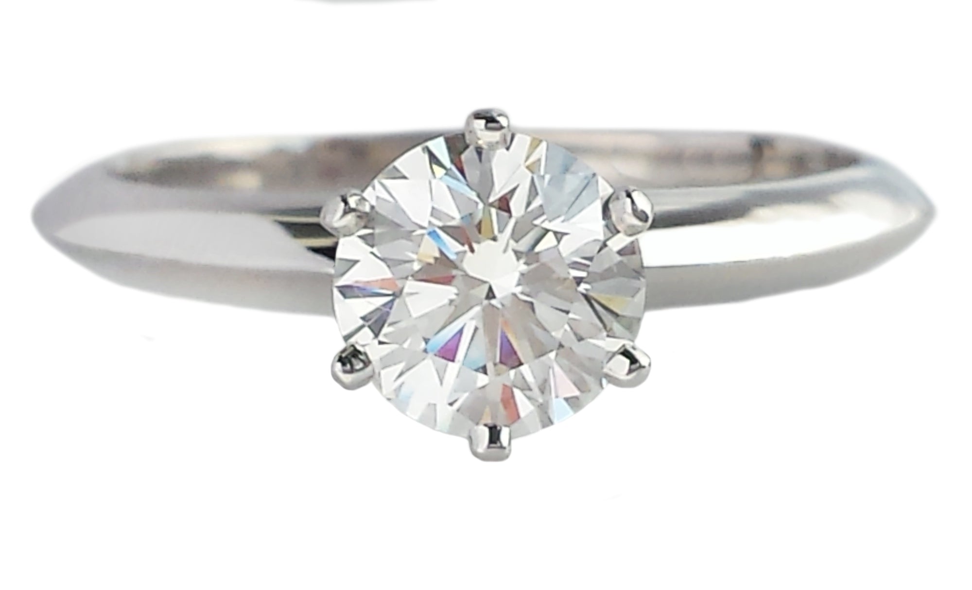 Tiffany & Co. 0.75ct G/VVS1 Round Brilliant Cut Diamond Engagement Ring